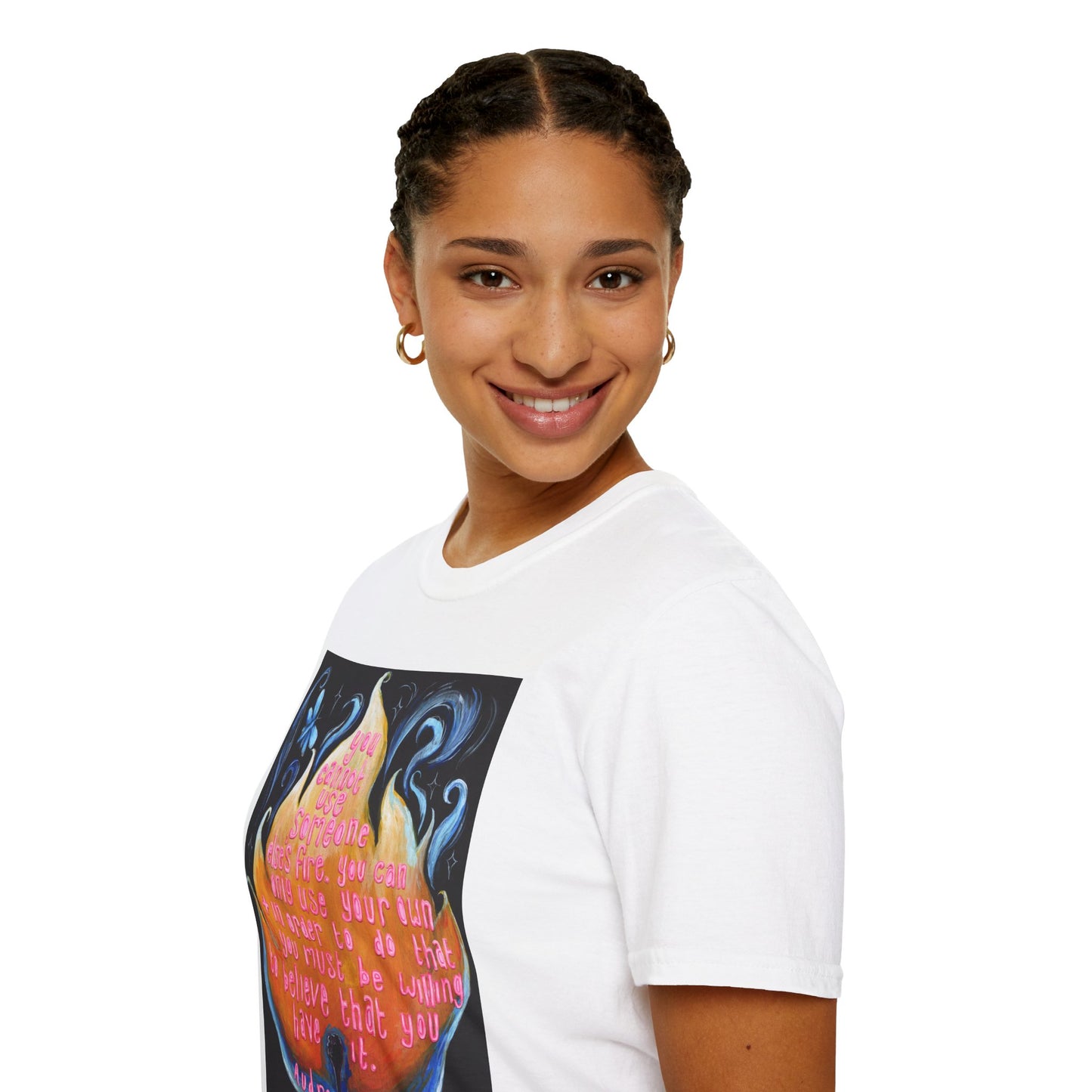 You cannot use someone else's fire, Audre Lorde: Feminist Shirt