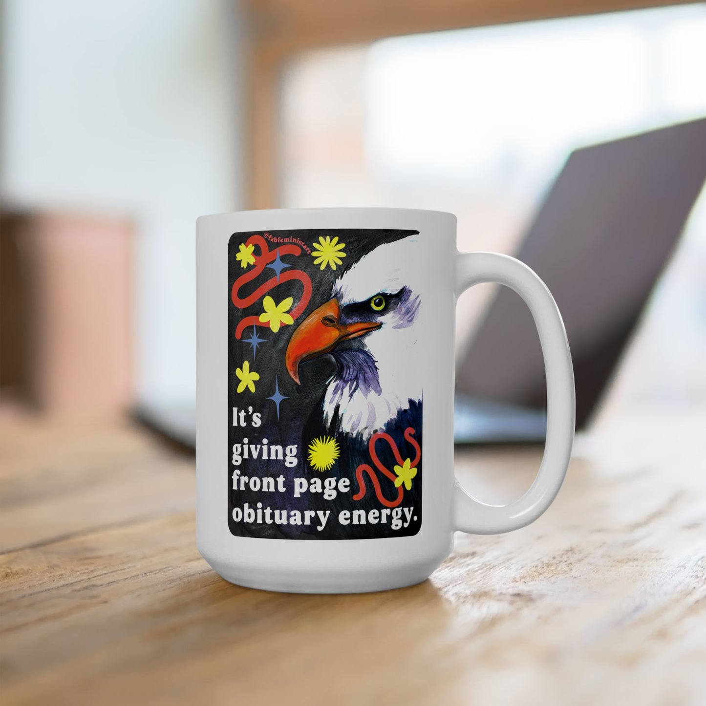 It's giving front page obituary energy: Feminist Mug