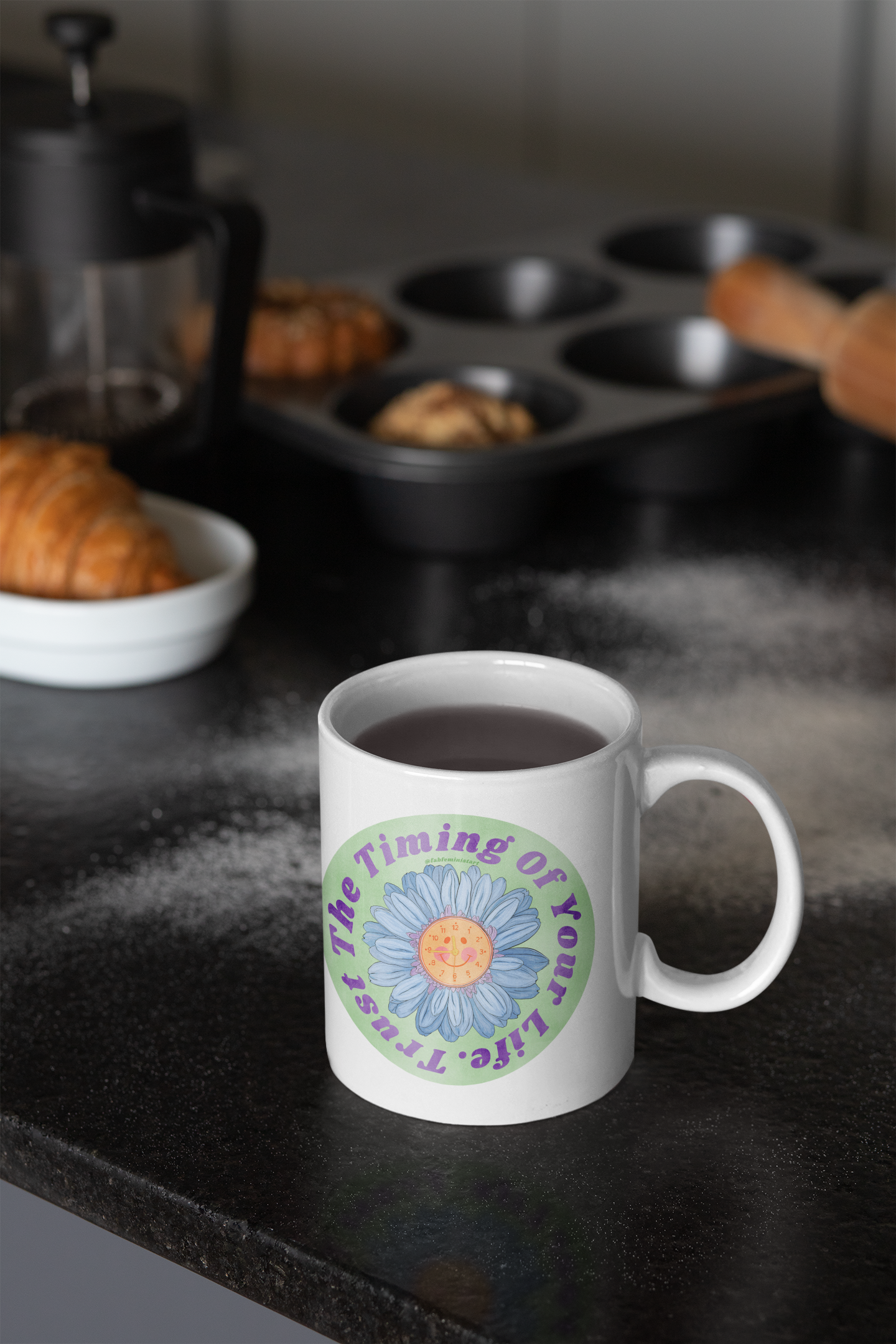 Trust The Timing Of Your Life: Mental Health Mug