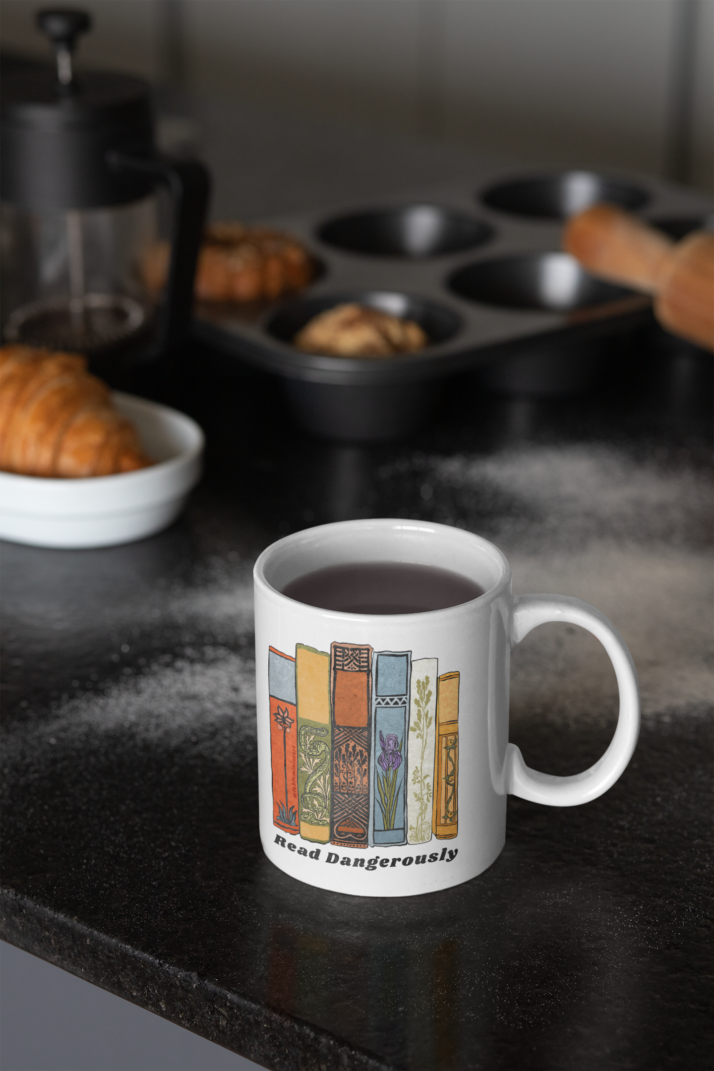 Read Dangerously: Book Lover Mug