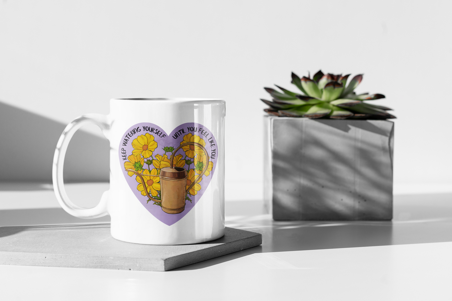 Keep Watering Yourself Until You Feel Like You: Mental Health Art