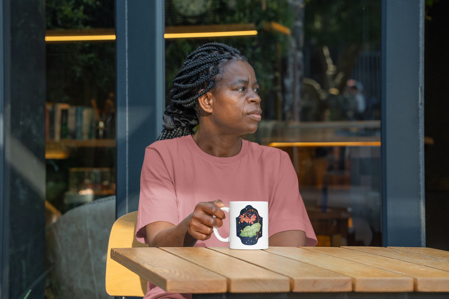 Community care is self care: Feminist mug