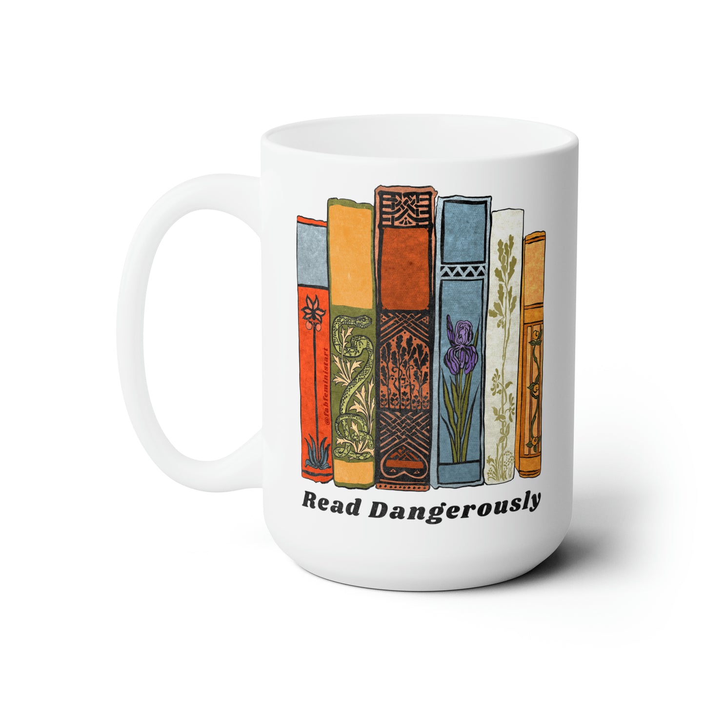 Read Dangerously: Book Lover Mug
