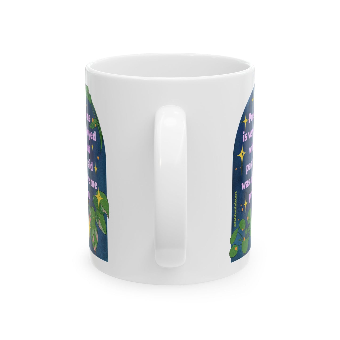 present me is very annoyed with what past me said was a future me problem: mental health mug