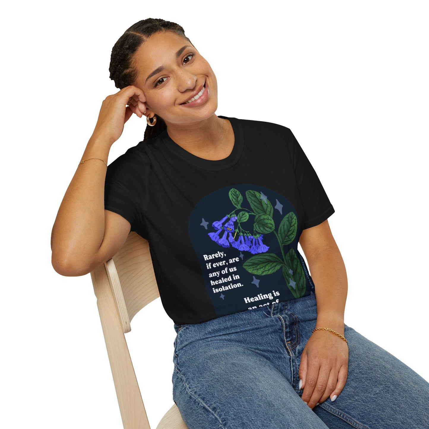 Rarely, if ever, are any of us healed in isolation. Healing is an act of communion, bell hooks: Feminist Shirt