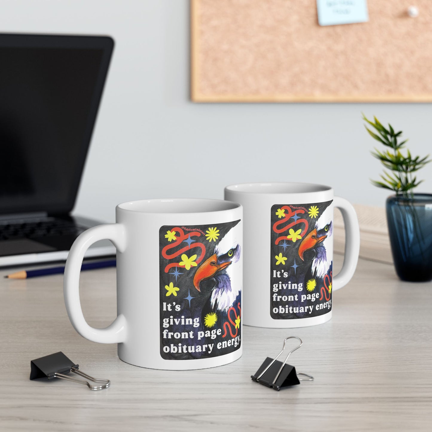 It's giving front page obituary energy: Feminist Mug