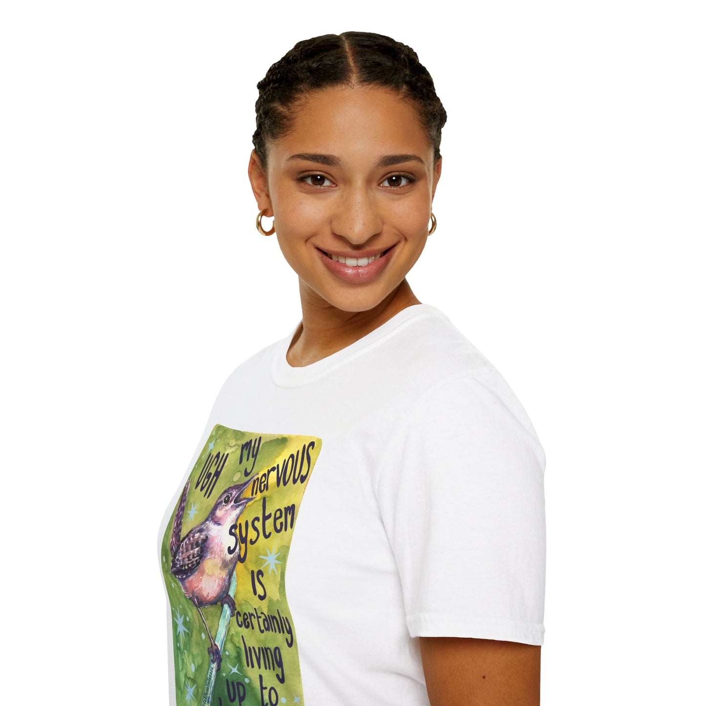 UGH My nervous system is certainly living up to its name: Mental Health Shirt