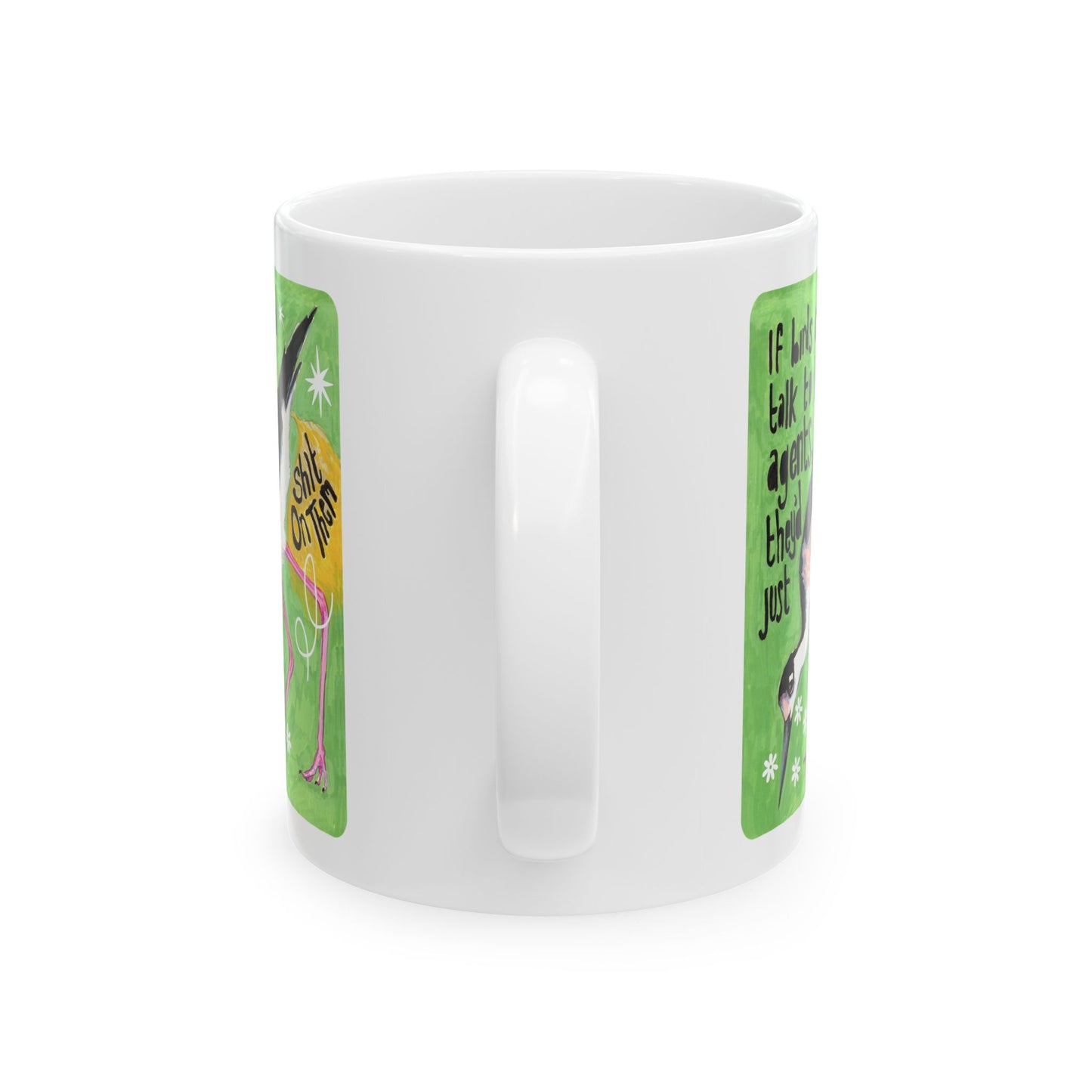 If Birds Could Talk To ICE They'd Just Shit On Them: Feminist Mug