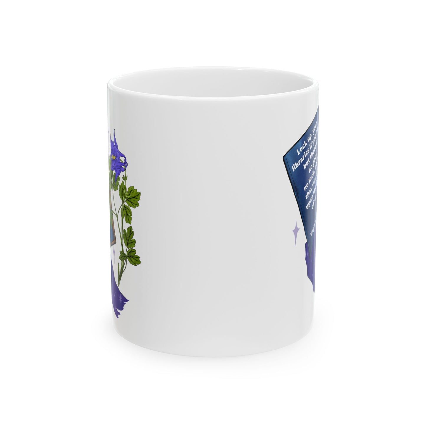 Lock up your libraries if you like; but there is no gate, no lock, no bolt that you can set upon the freedom of my mind, Virginia Woolf: Feminist Mug