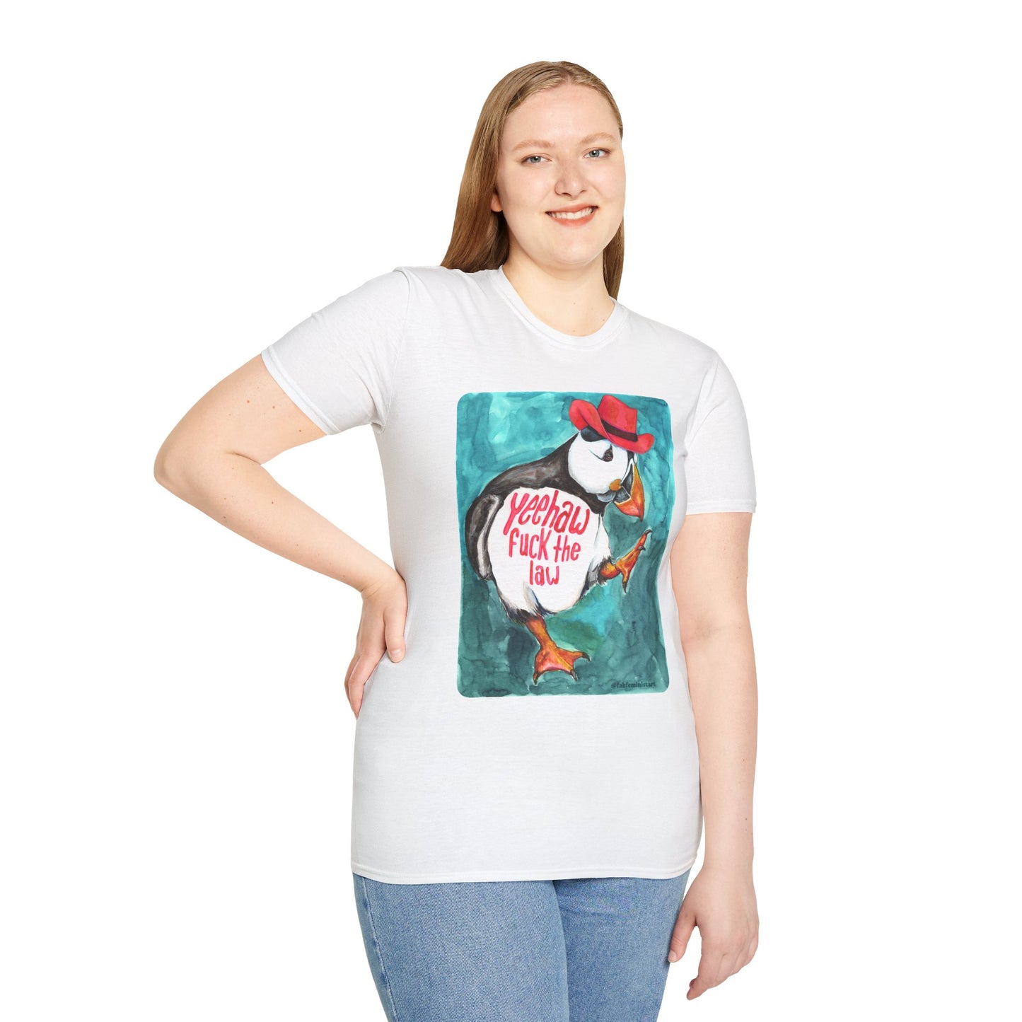Yeehaw Fuck the Law: Feminist shirt