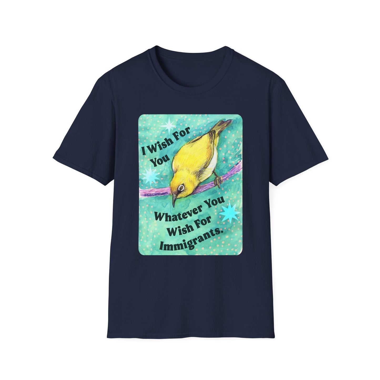 I Wish For You T-Shirt, Inspirational Tee, Gift for Immigrants, Unisex Softstyle Shirt, Nature Lover Apparel