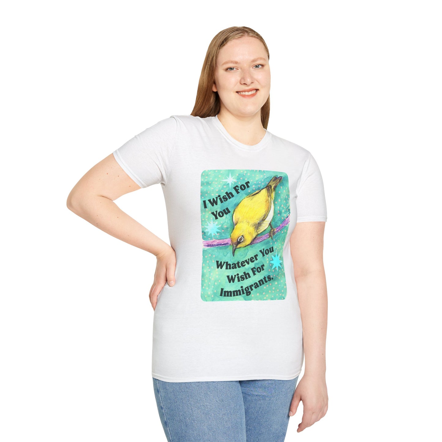 I Wish For You T-Shirt, Inspirational Tee, Gift for Immigrants, Unisex Softstyle Shirt, Nature Lover Apparel
