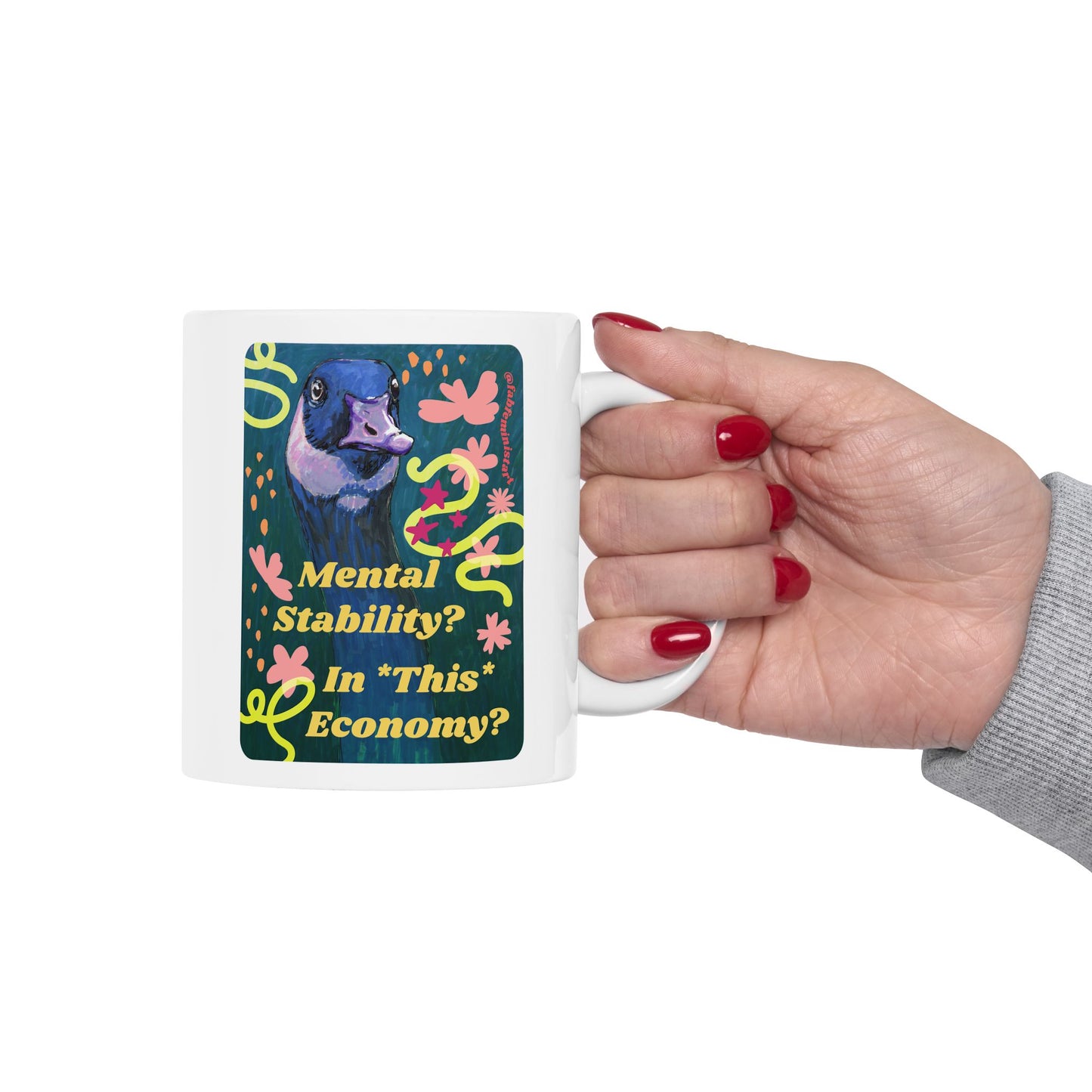 Mental Stability In This Economy: Feminist Mug