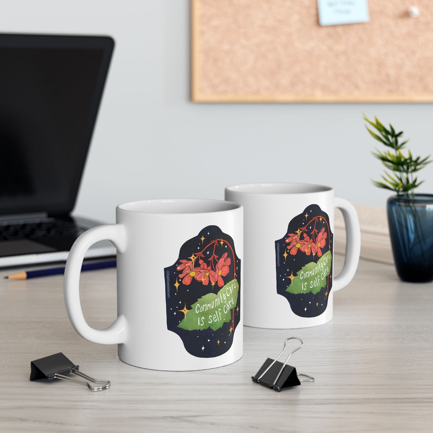 Community care is self care: Feminist mug