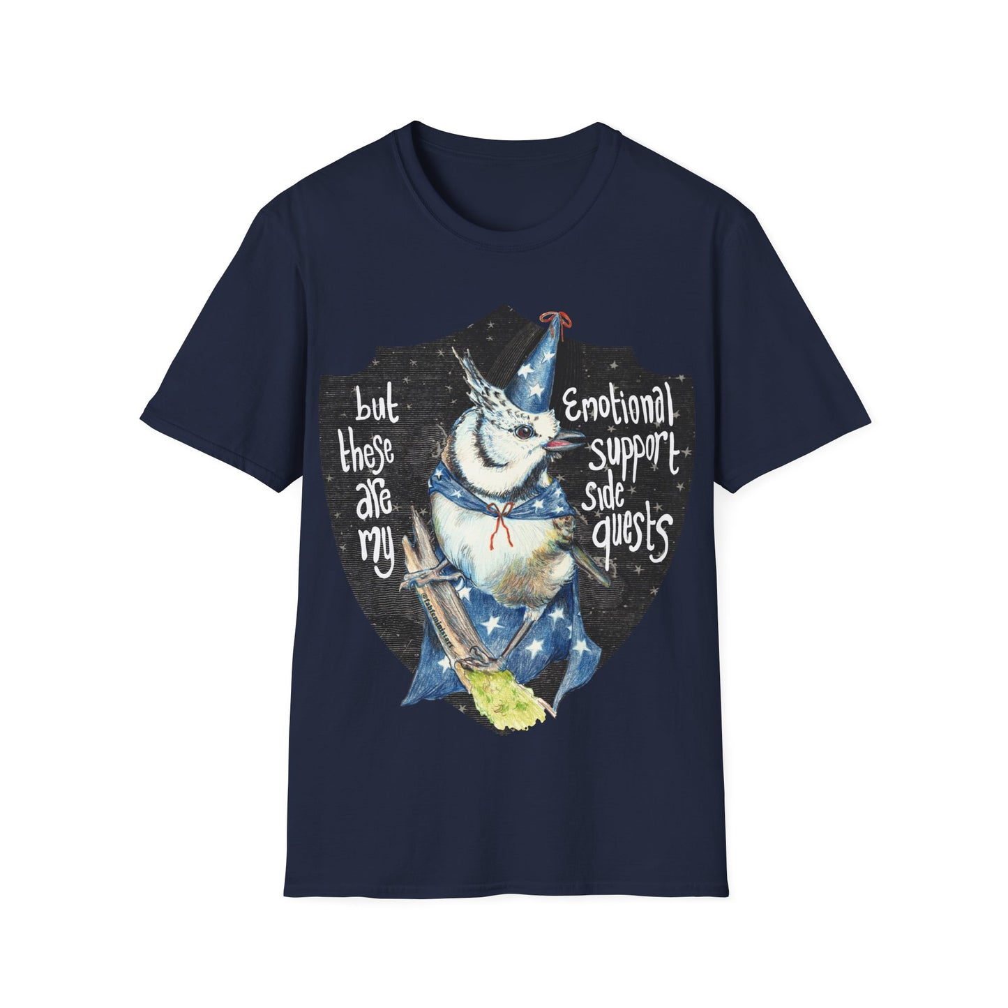 But these are my emotional support side quests: Mental Health Shirt