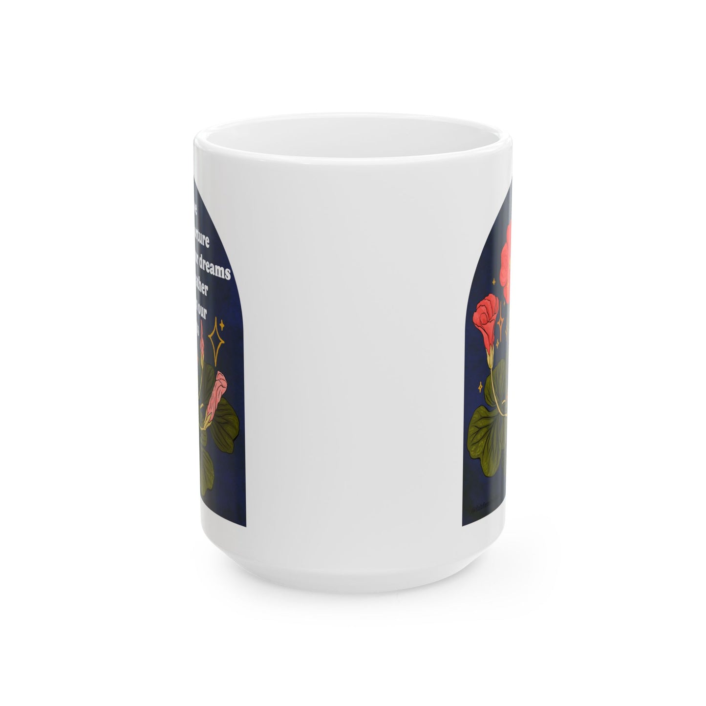 may we nurture our dreams rather than our doubts: feminist mug