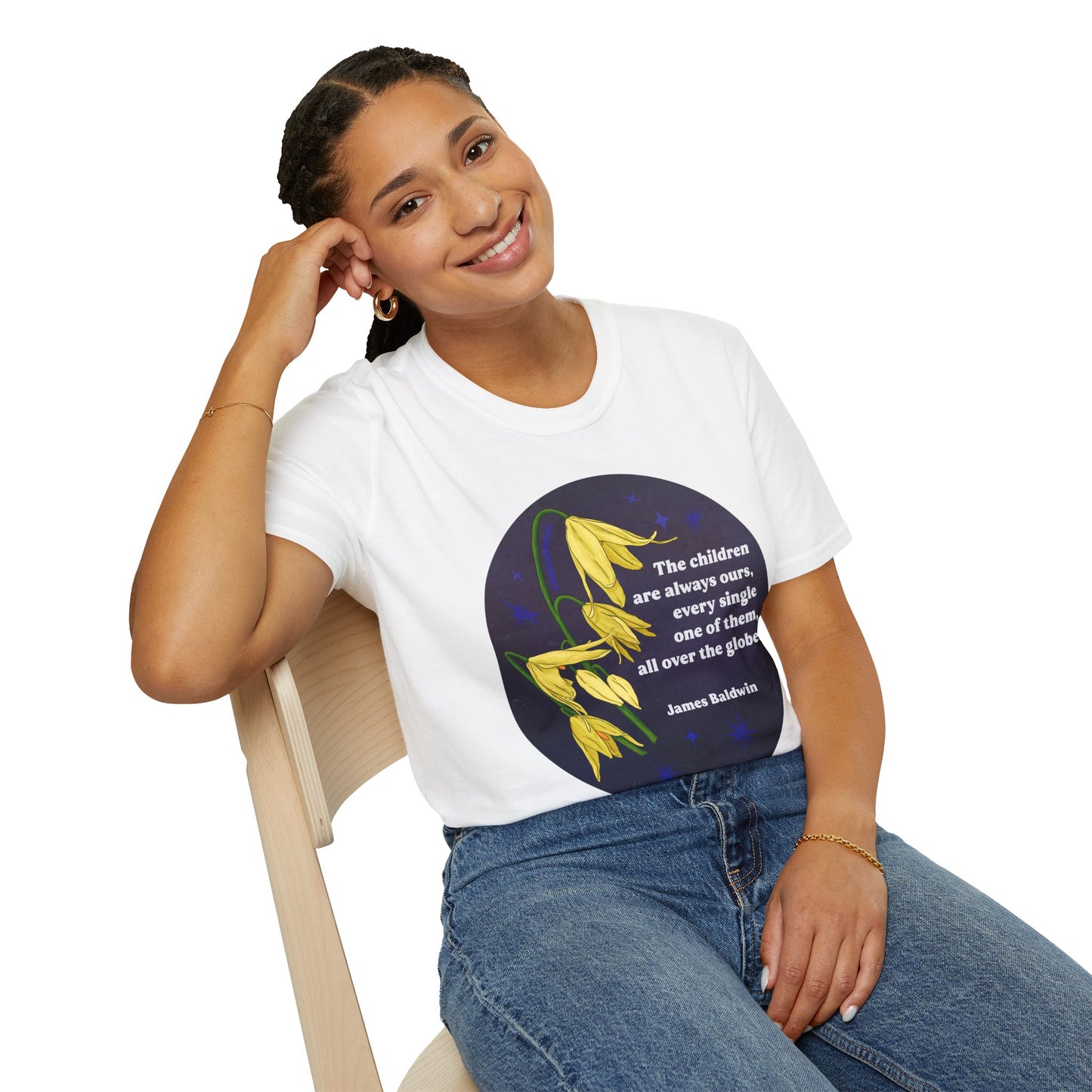 The children are always ours, every single one of them, all over the globe, James Baldwin: Feminist Shirt