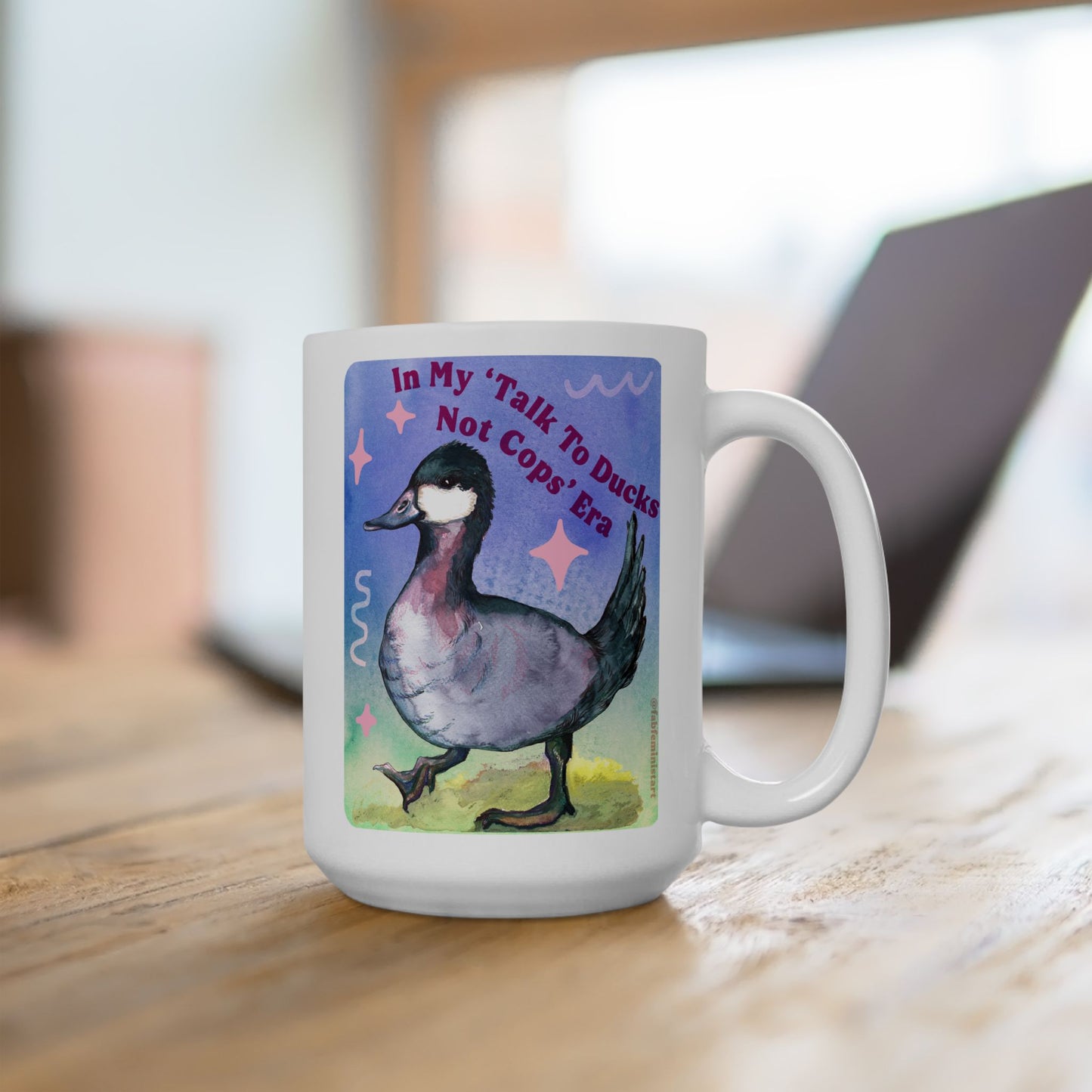 In my Talk To Ducks Not Cops era: Feminist Mug