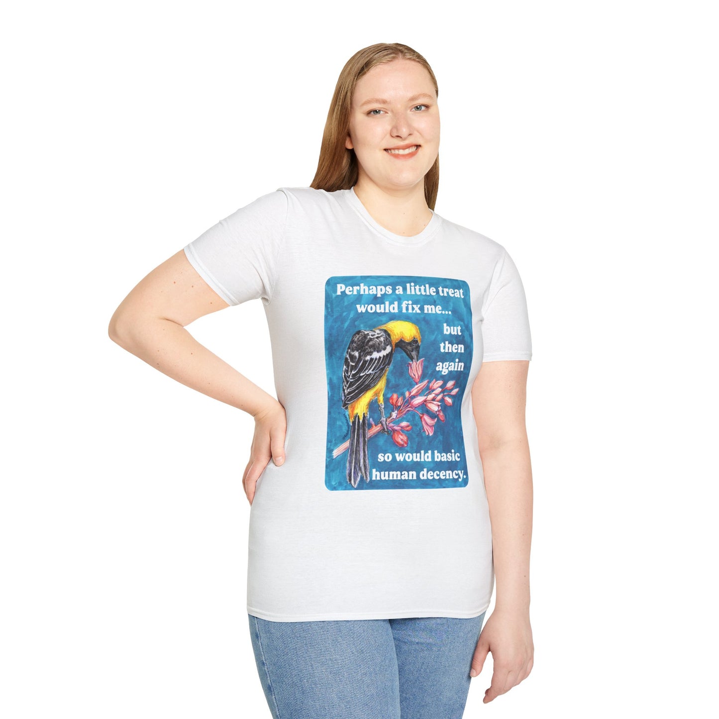 Perhaps a Little Treat Would Fix Me But Then Again So Would Basic Human Decency: Feminist Shirt