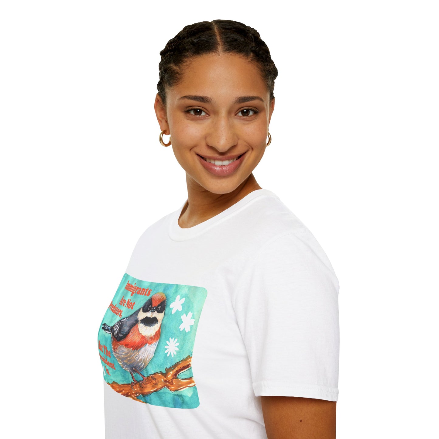 Immigrants are not predators, but the president is: Feminist Shirt