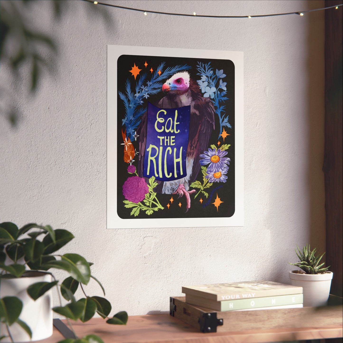 Eat The Rich: Feminist Art Print