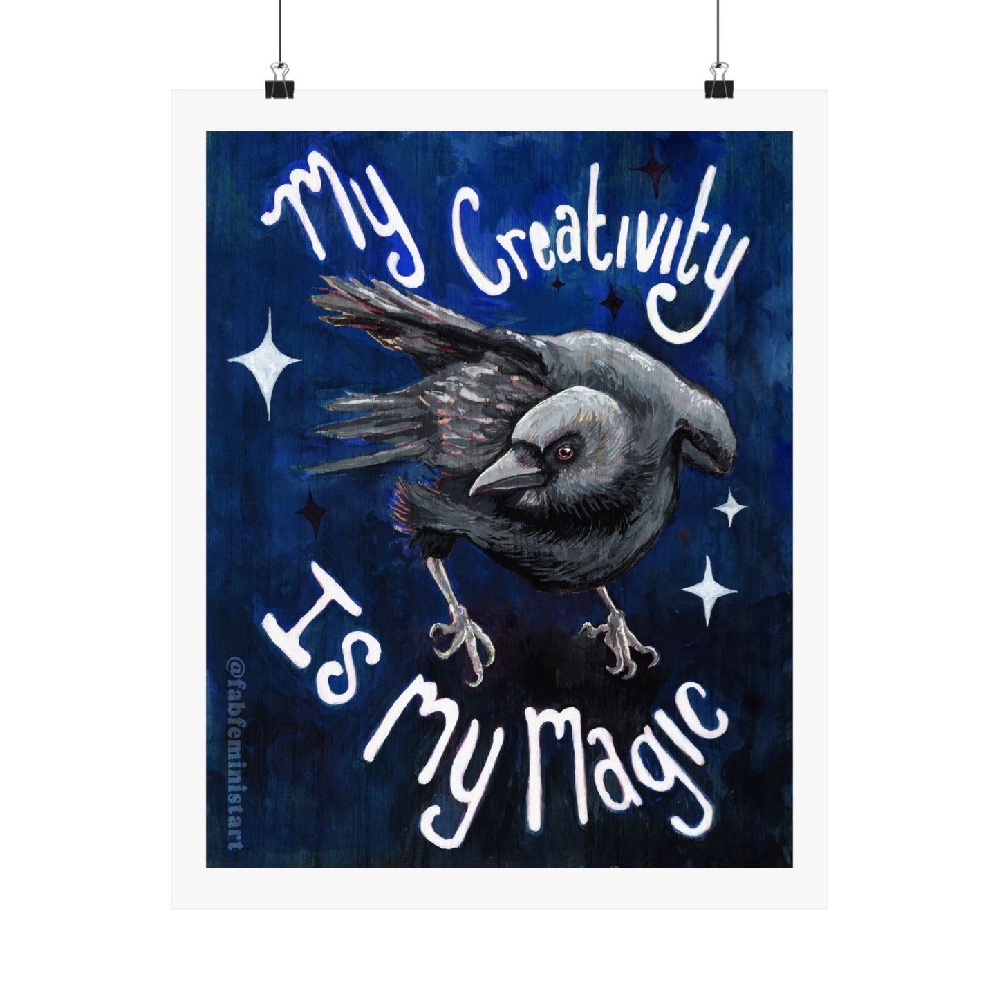My Creativity Is My Magic: Feminist Art Print