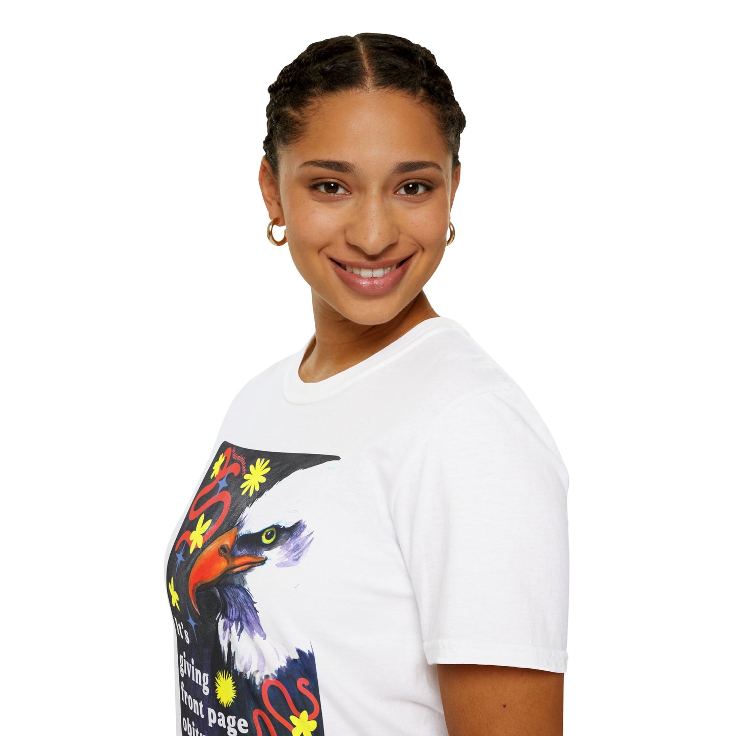 It's giving front page obituary energy: Feminist Shirt