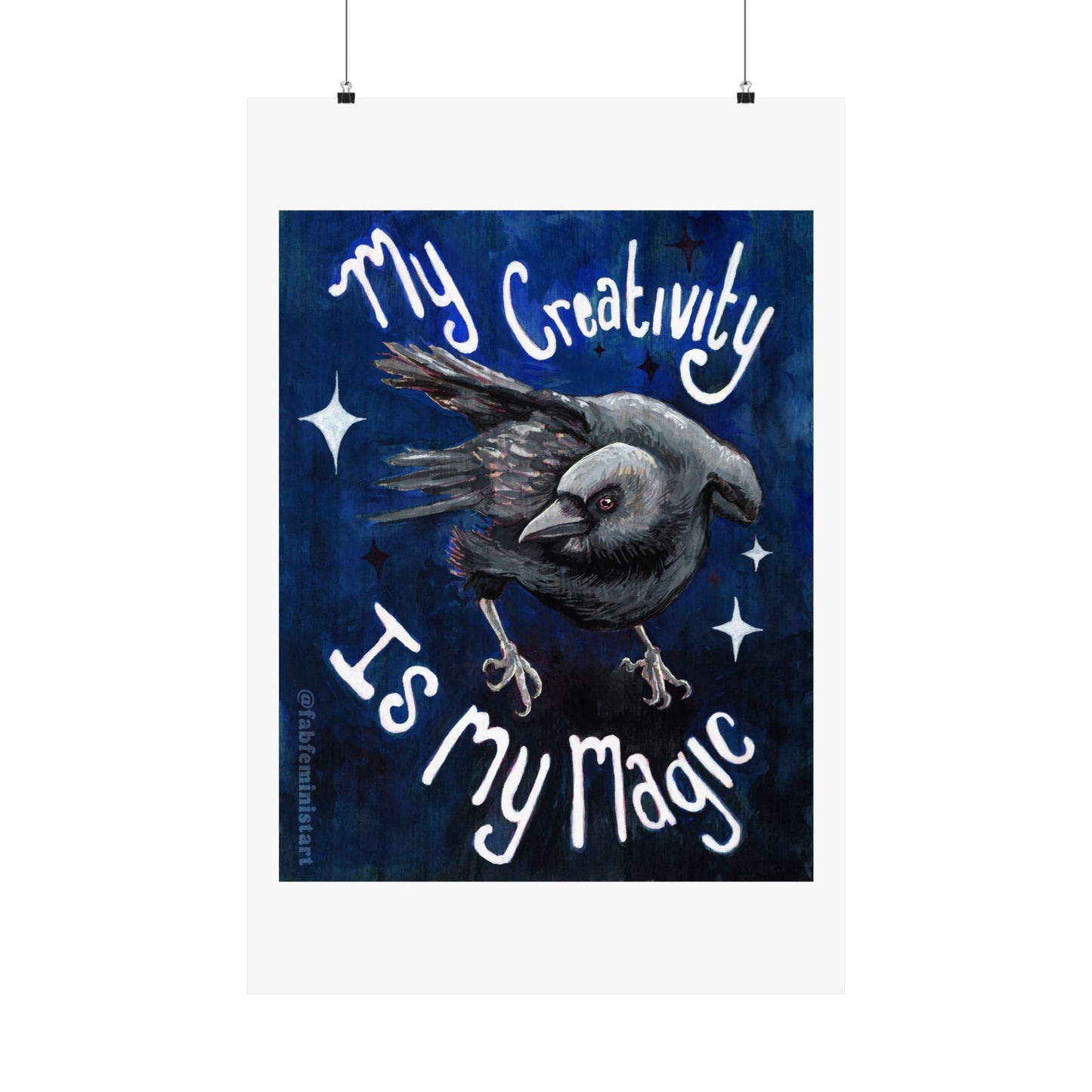 My Creativity Is My Magic: Feminist Art Print
