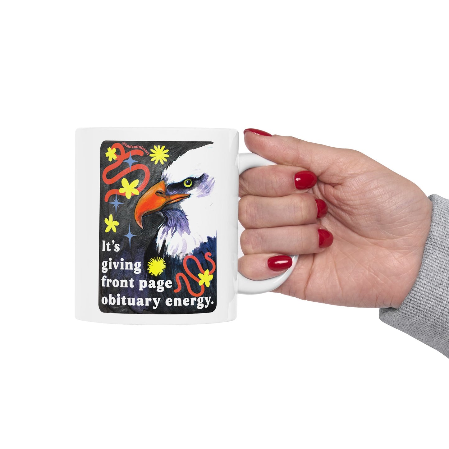 It's giving front page obituary energy: Feminist Mug