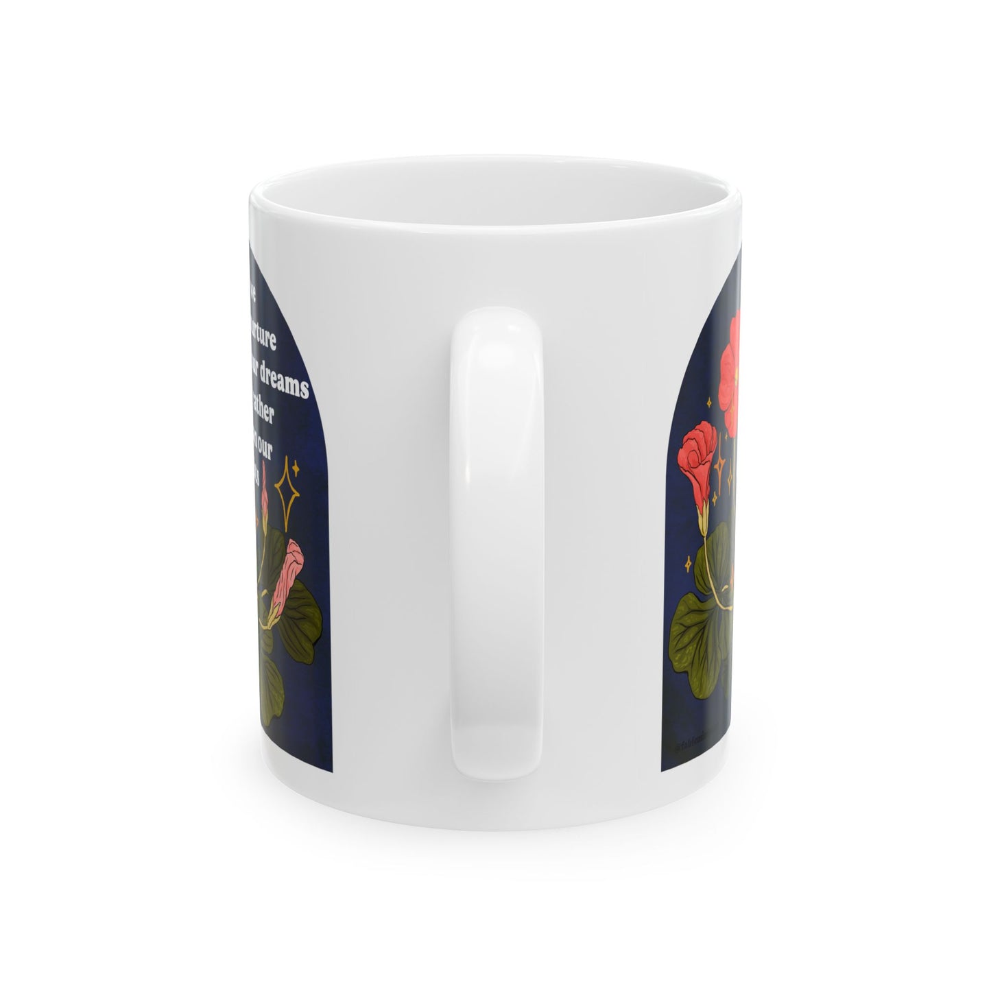 may we nurture our dreams rather than our doubts: feminist mug