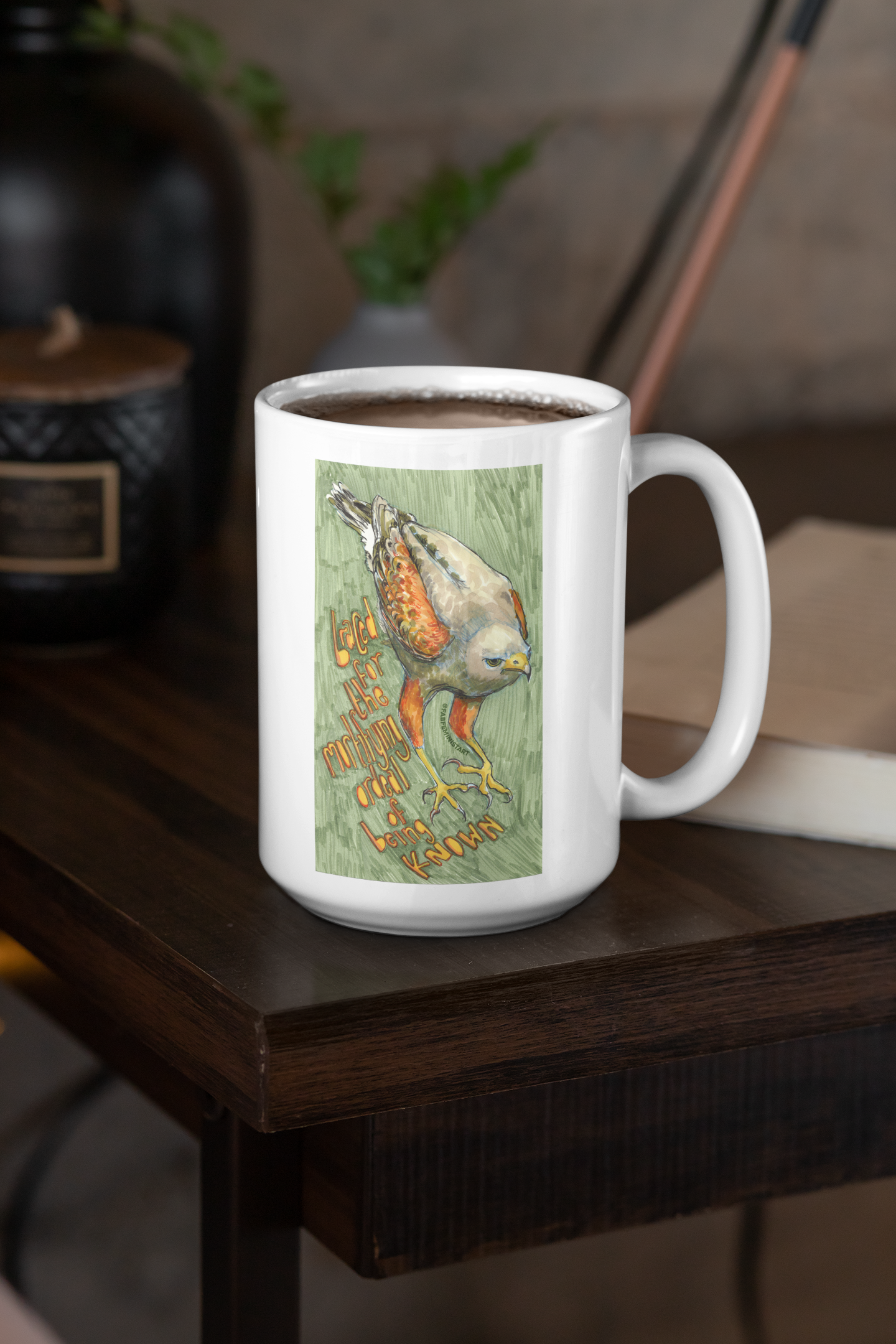 Braced For The Mortifying Ordeal Of Being Known: Mental Health Mug