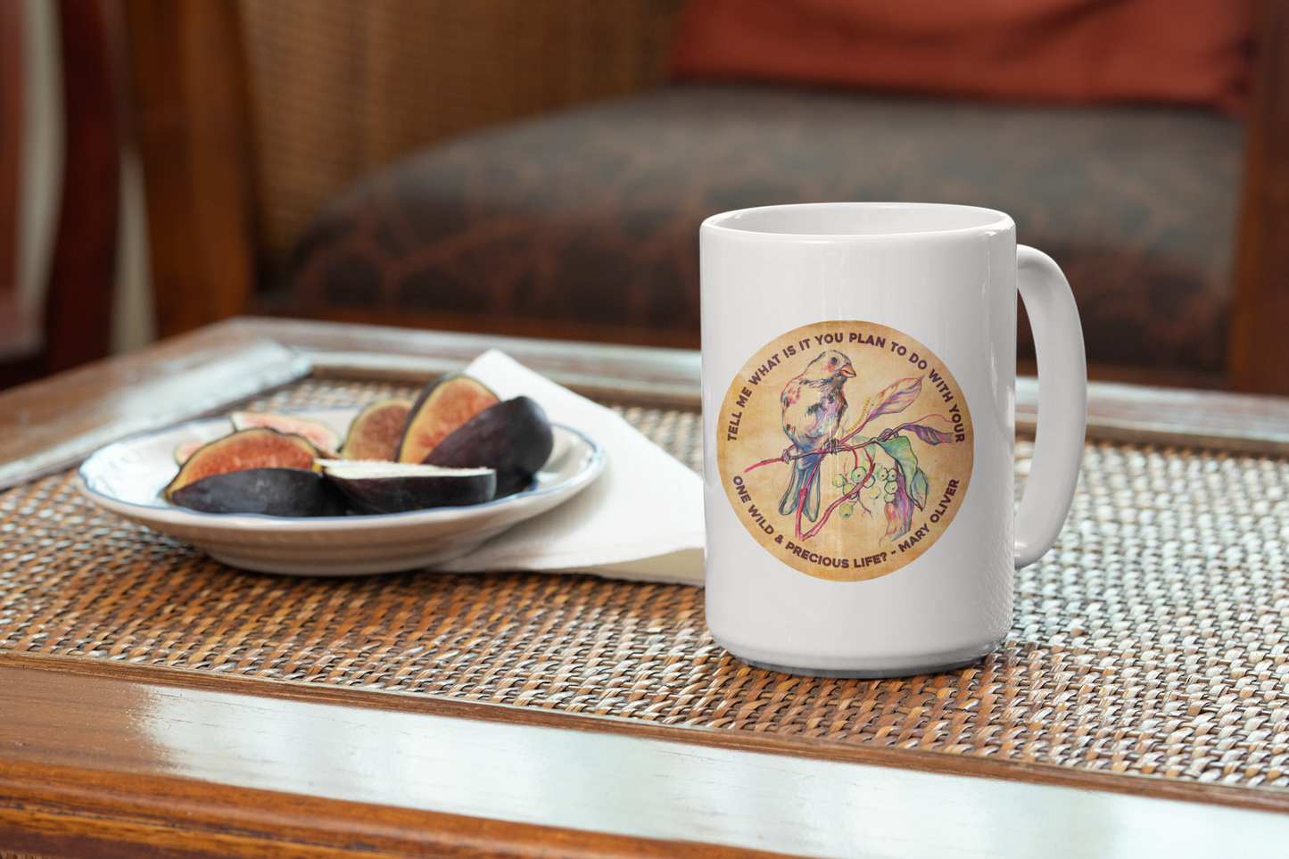 Tell me what is you plant to do with your one wild & precious life, Mary Oliver: Feminist Mug