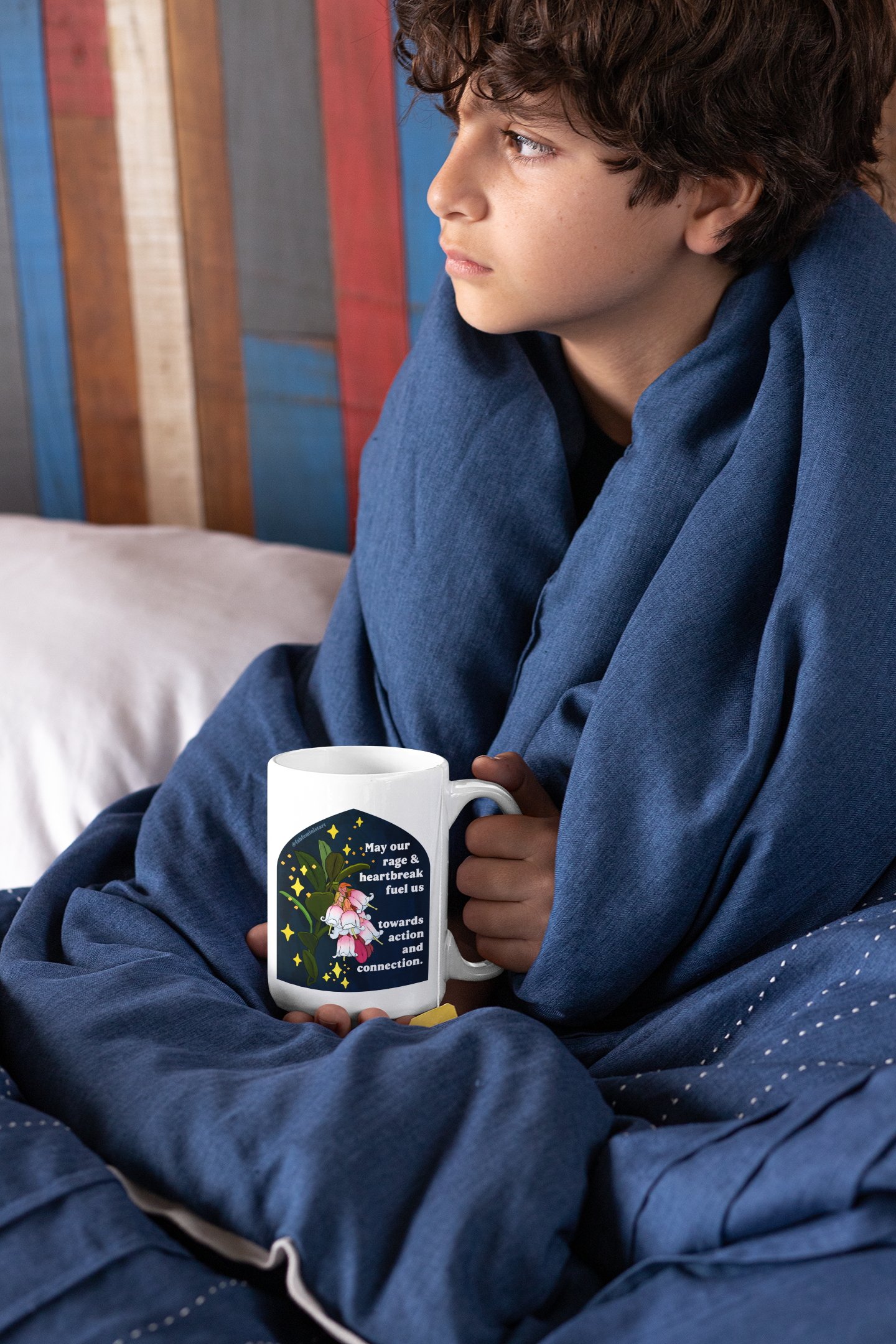 May our rage and heartbreak fuel us towards action and connection: Feminist Mug