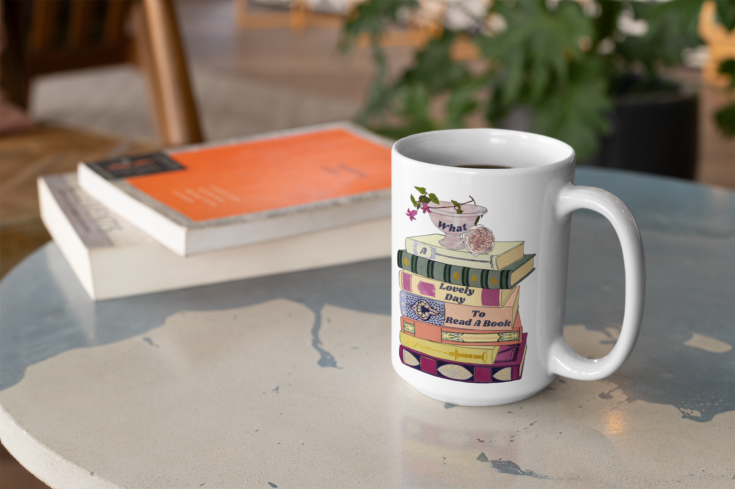What A Lovely Day To Read A Book: Bookish Mug