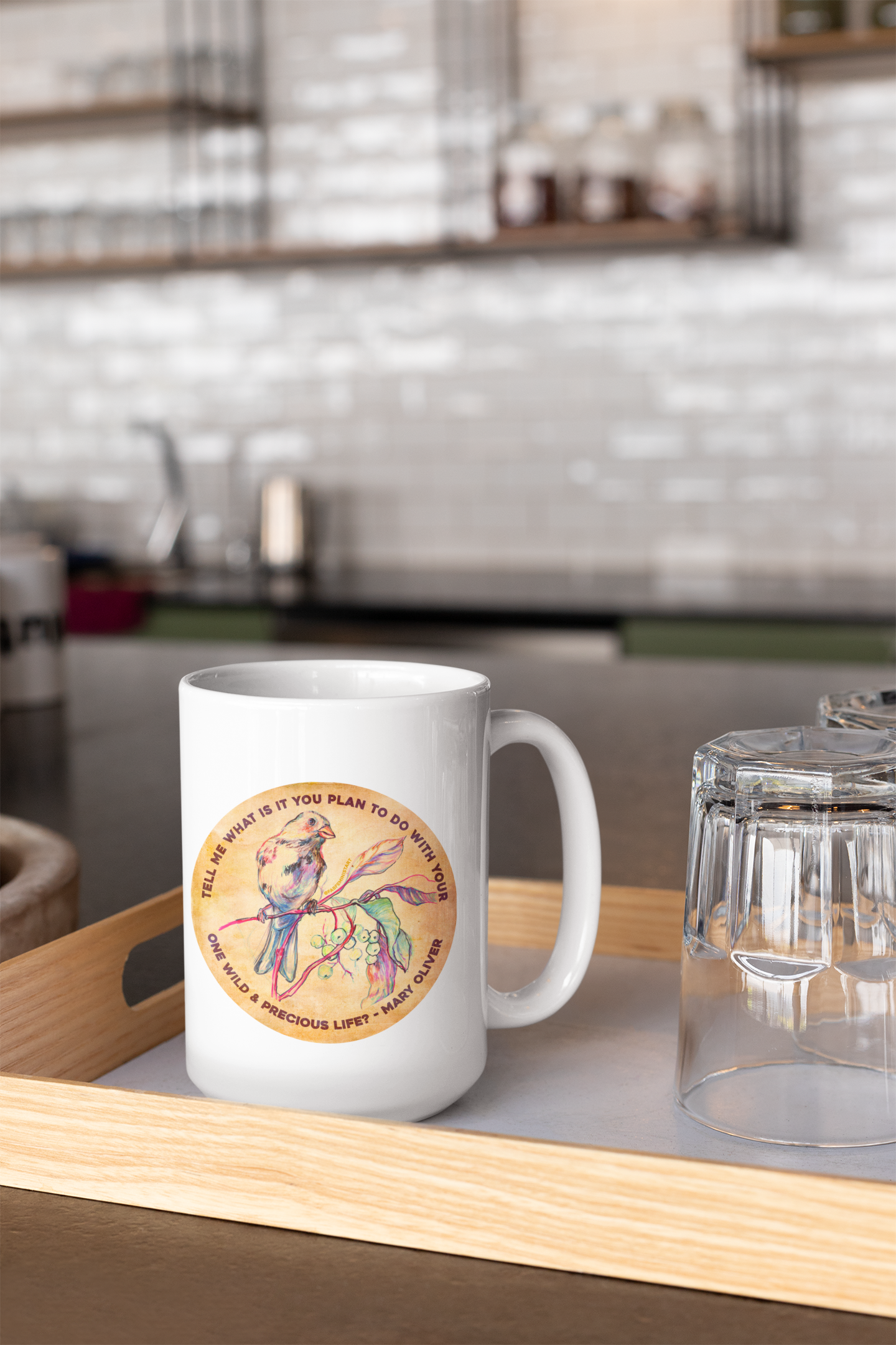 Tell me what is you plant to do with your one wild & precious life, Mary Oliver: Feminist Mug