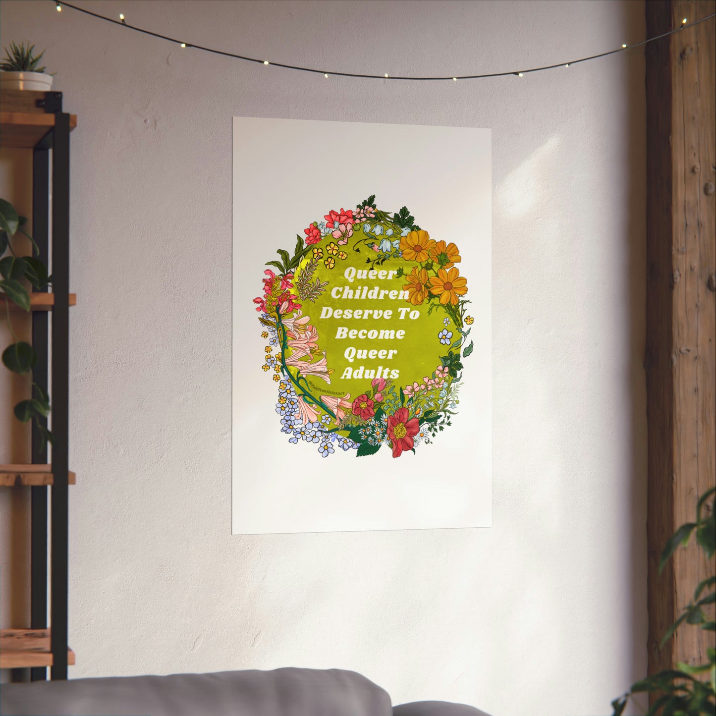 Queer Children Deserve To Become Queer Adults: lgbt pride print