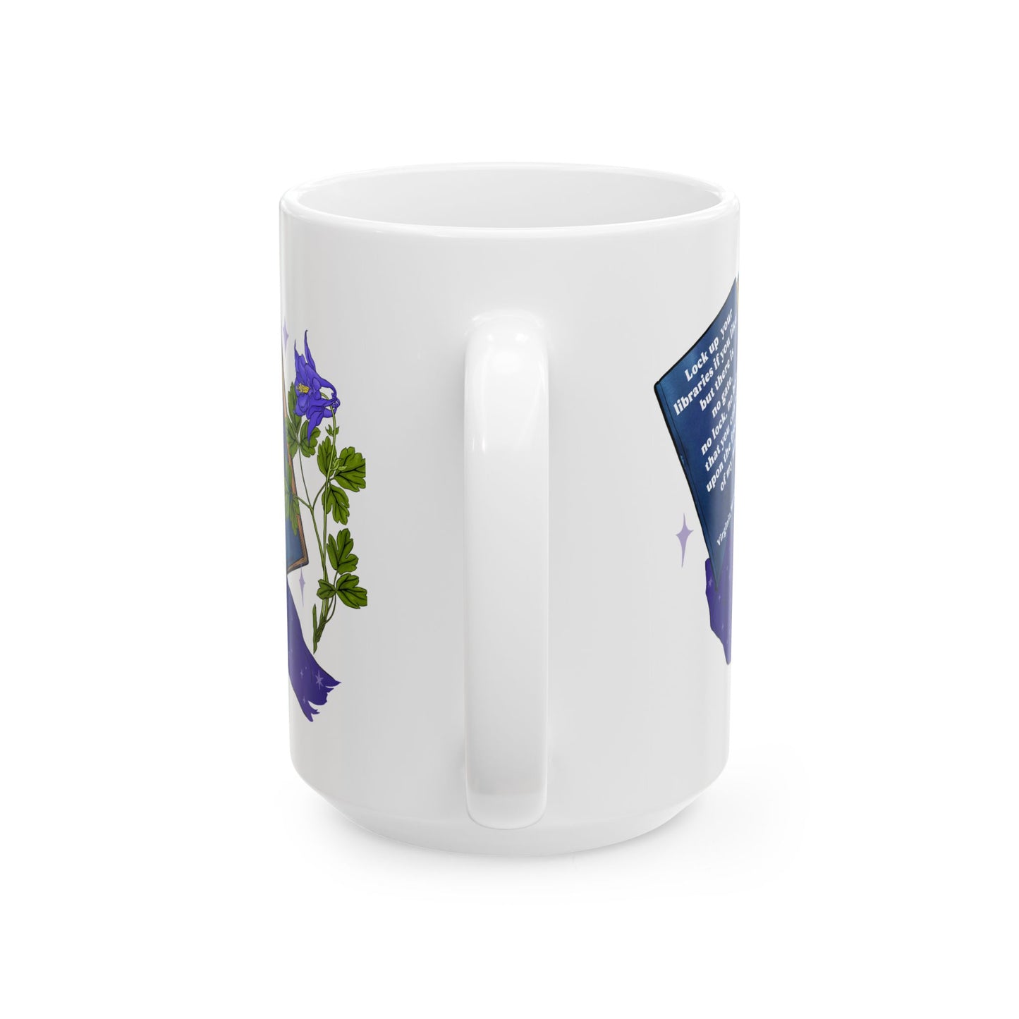 Lock up your libraries if you like; but there is no gate, no lock, no bolt that you can set upon the freedom of my mind, Virginia Woolf: Feminist Mug