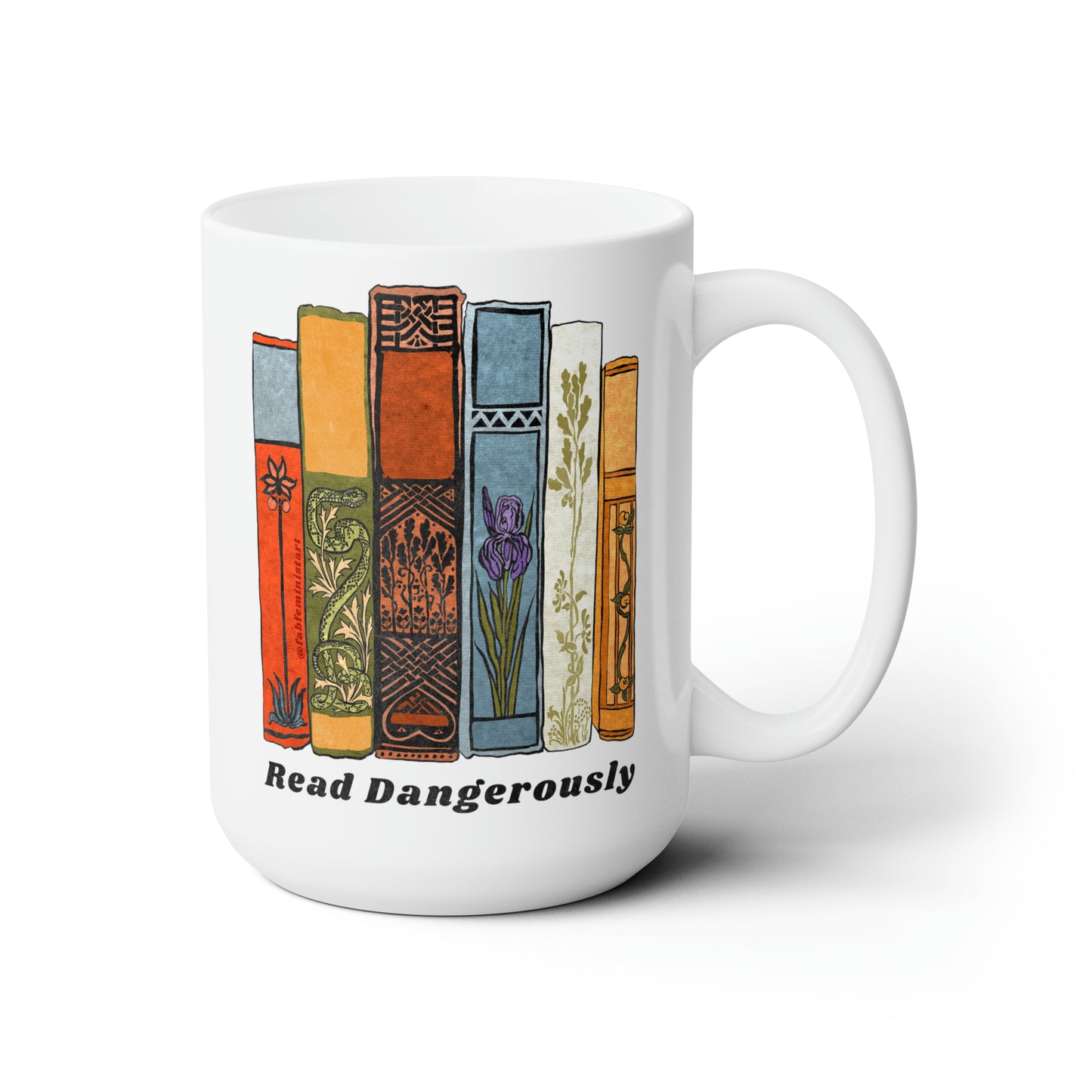 Read Dangerously: Book Lover Mug
