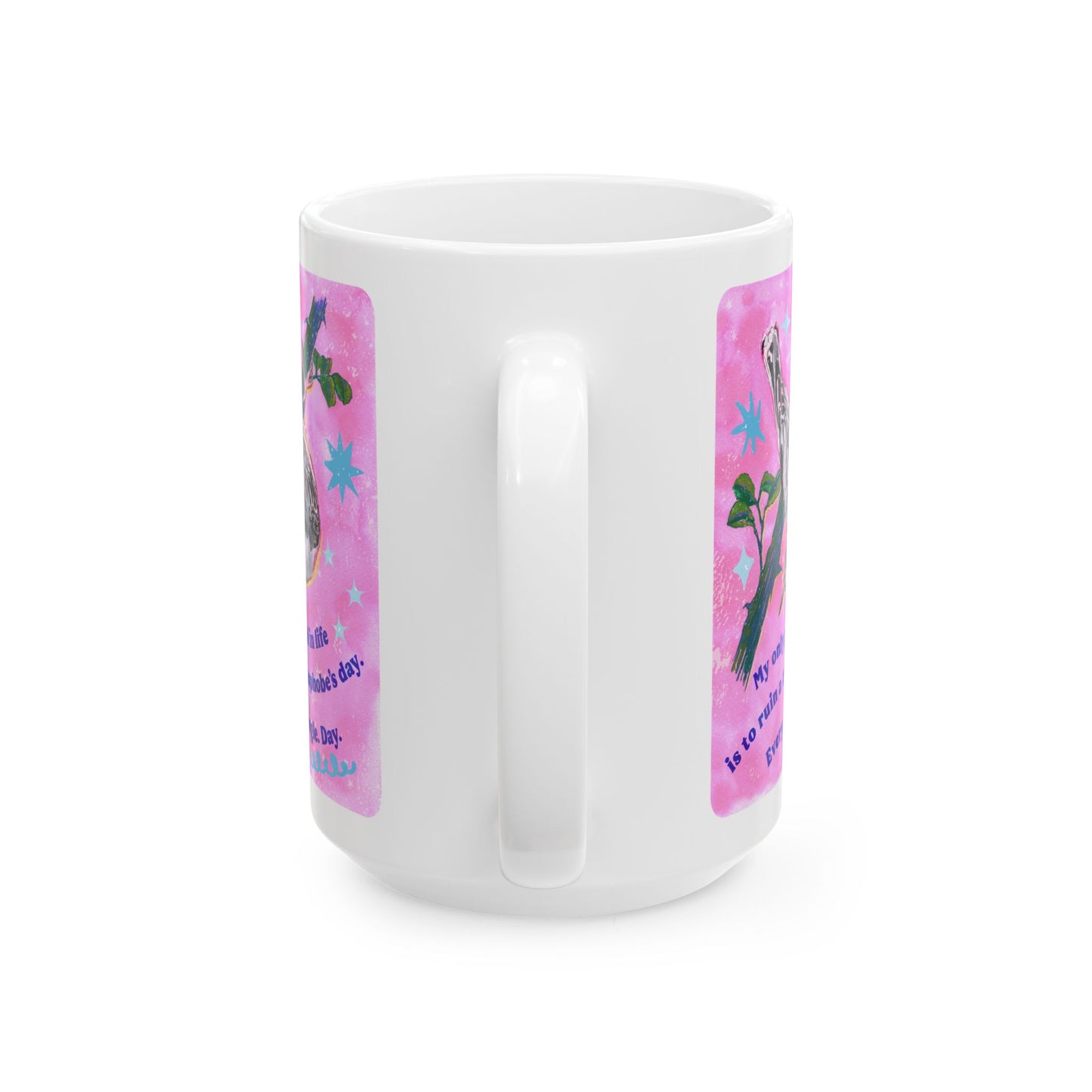 My only goal in life is to ruin a transphobe's day. Every. Single. Day: Feminist Mug