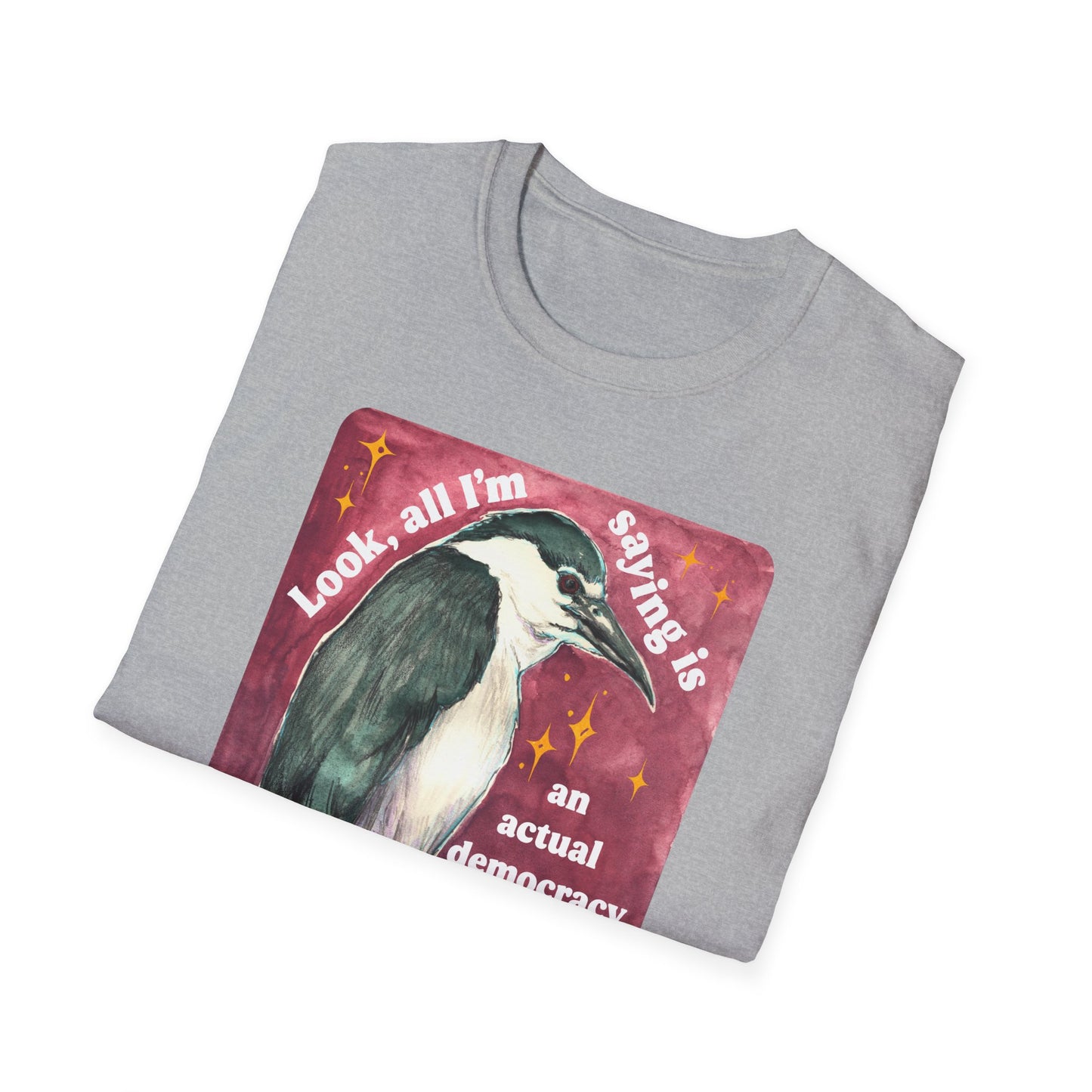 Look, all I'm saying is an actual democracy shouldn't be too much to ask for: Feminist Shirt