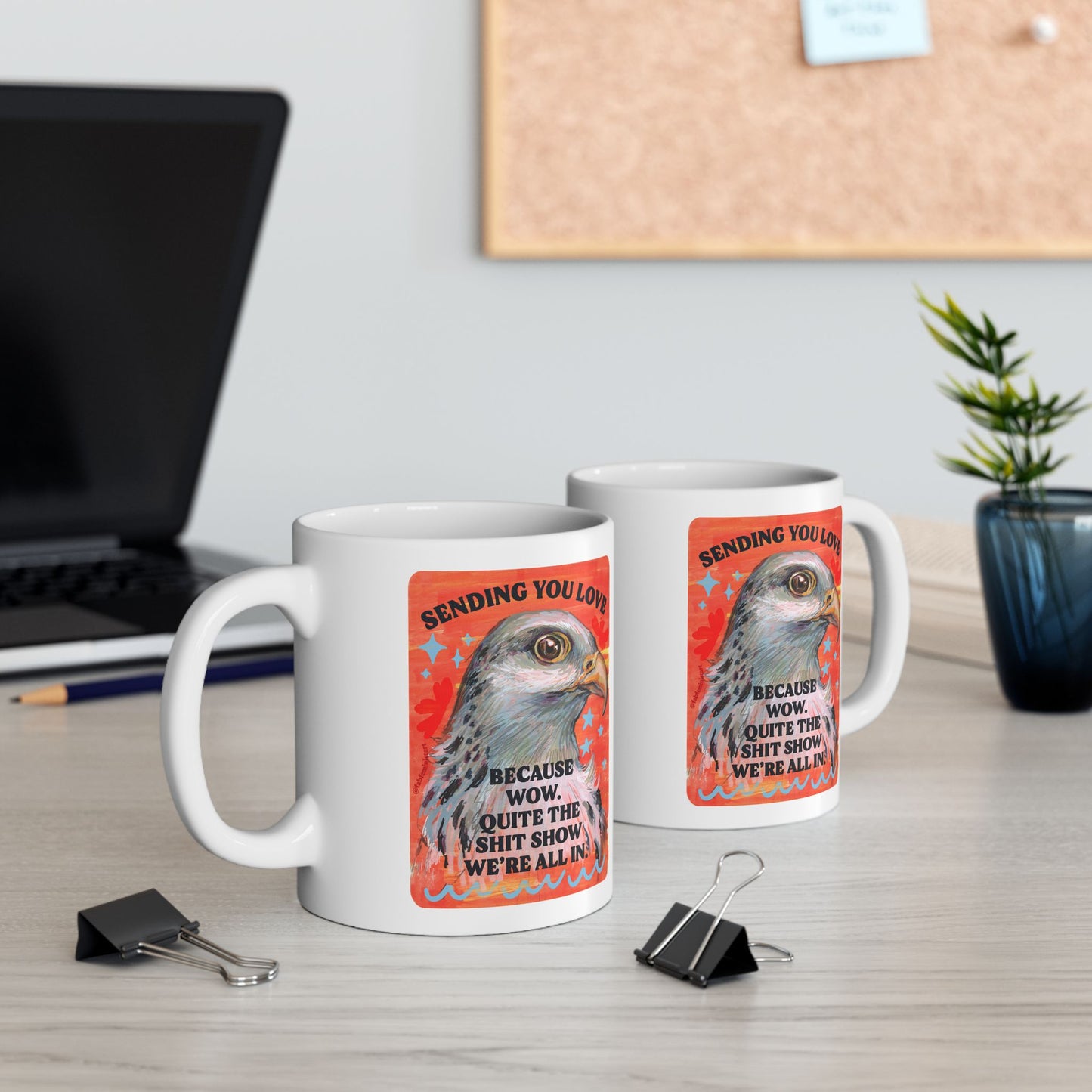 Sending you love because wow. Quite the shit show we're all in.: Feminist Mug