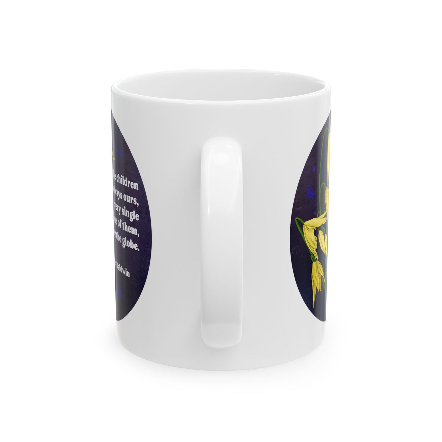 The children are always ours, every single one of them, all over the globe, James Baldwin: Feminist Mug
