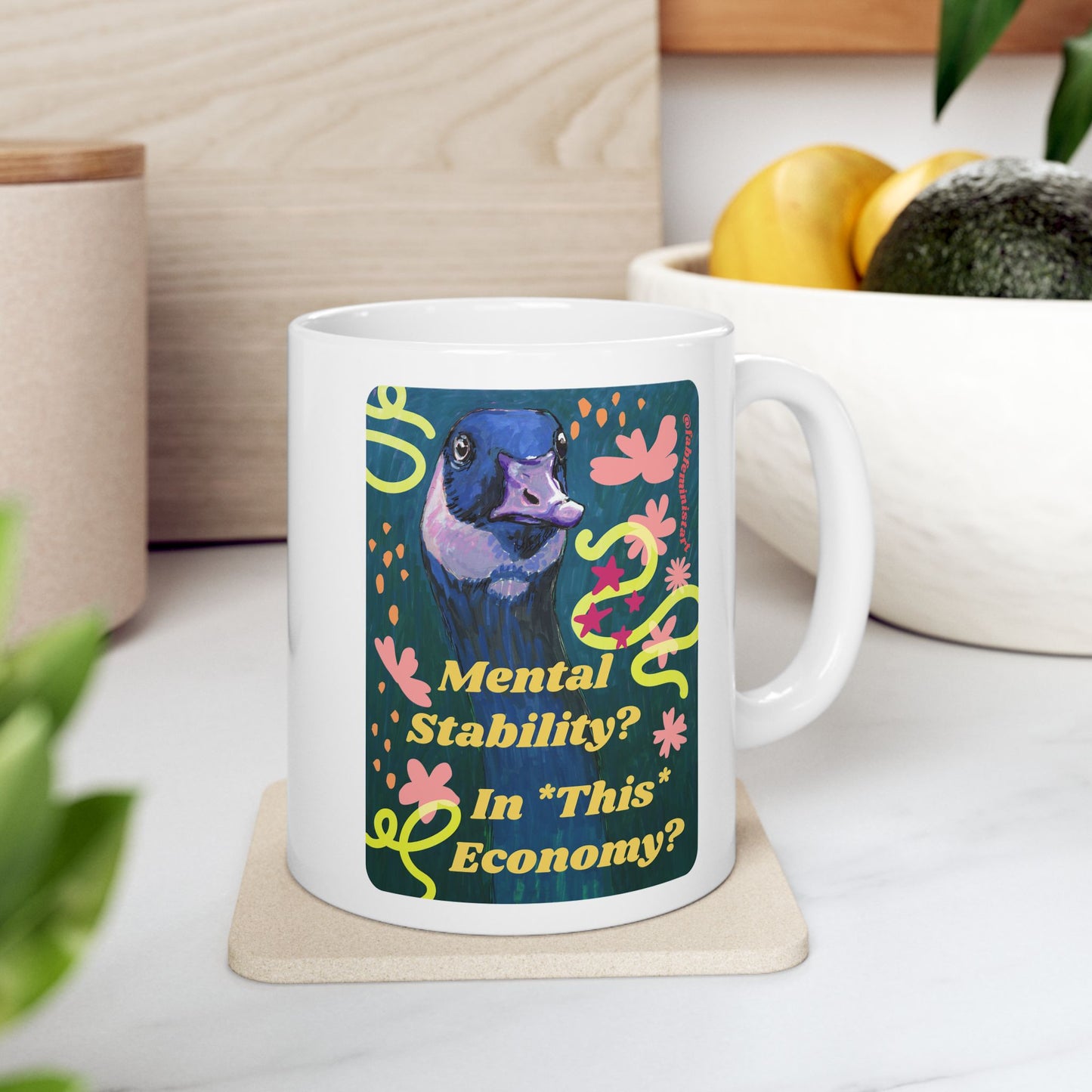 Mental Stability In This Economy: Feminist Mug