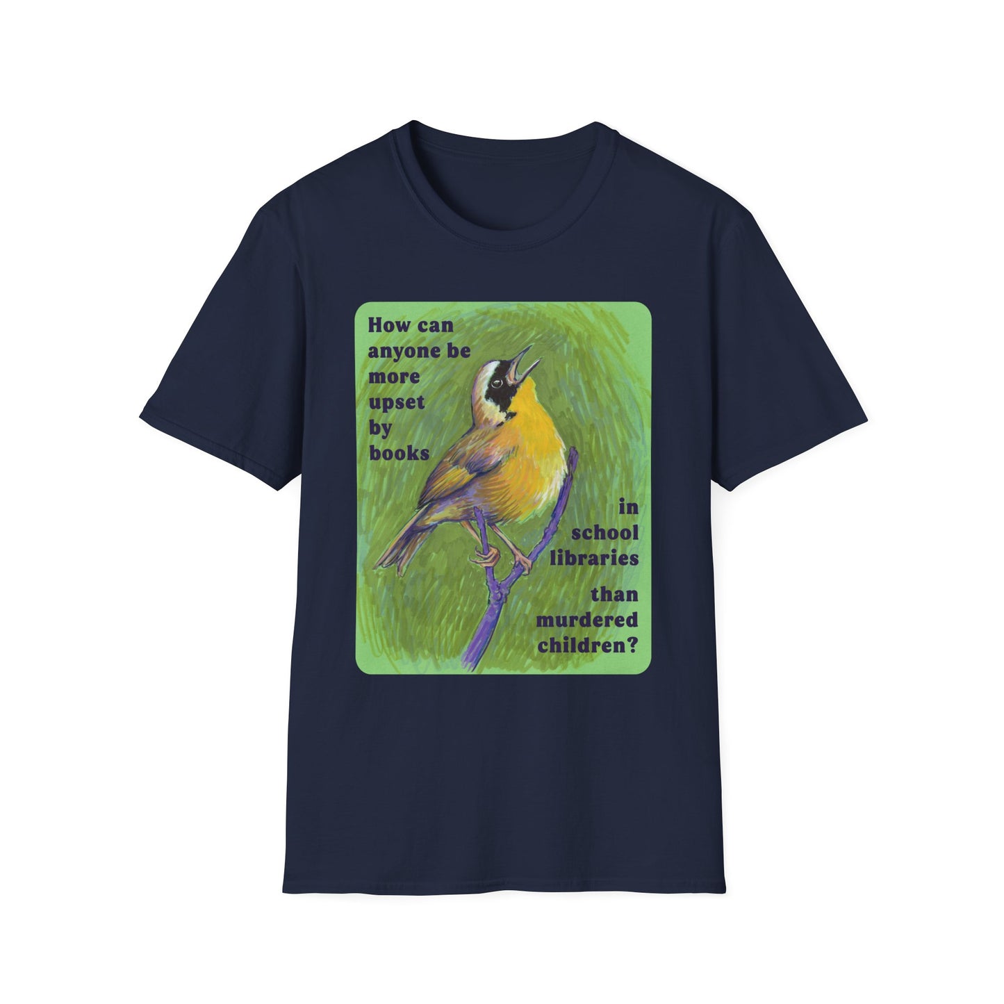 How can anyone be more upset by books in school libraries than murdered children: Feminist Shirt