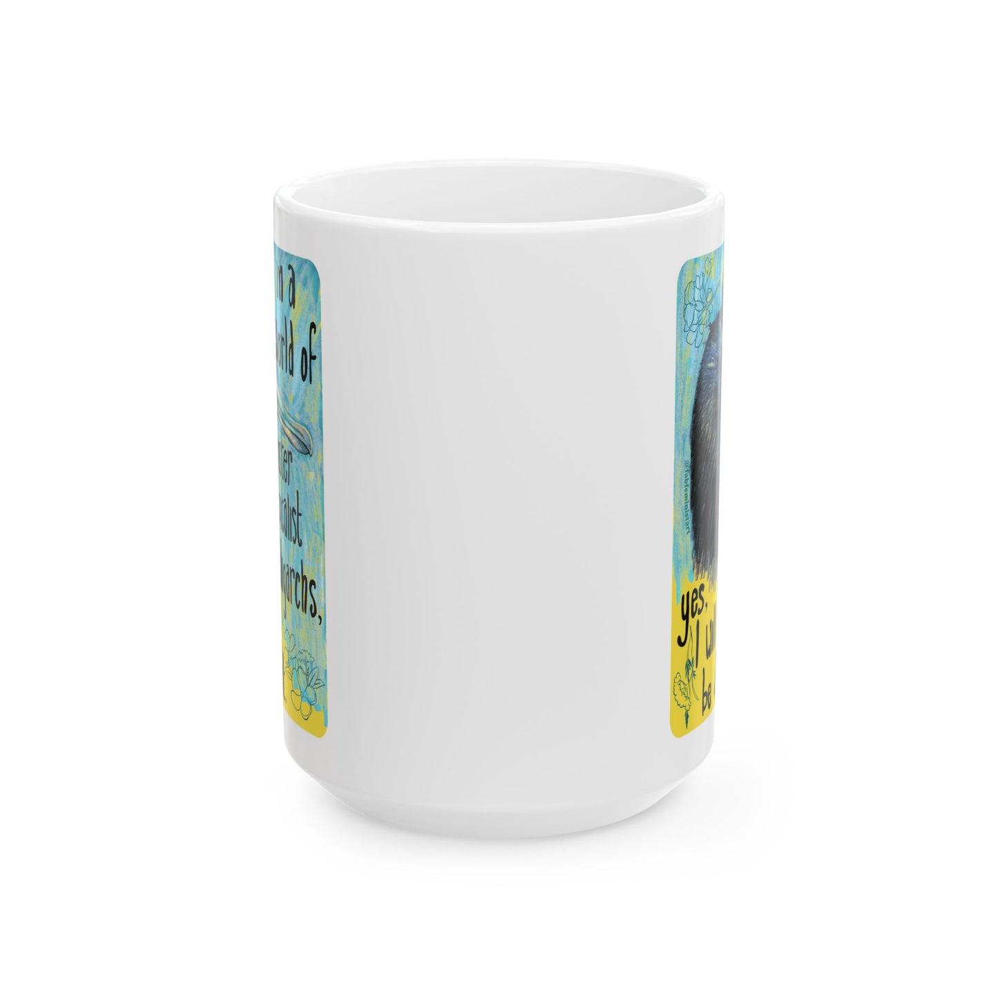 In a world of monster capitalist oligarchs, yes, I will be difficult: Feminist Mug
