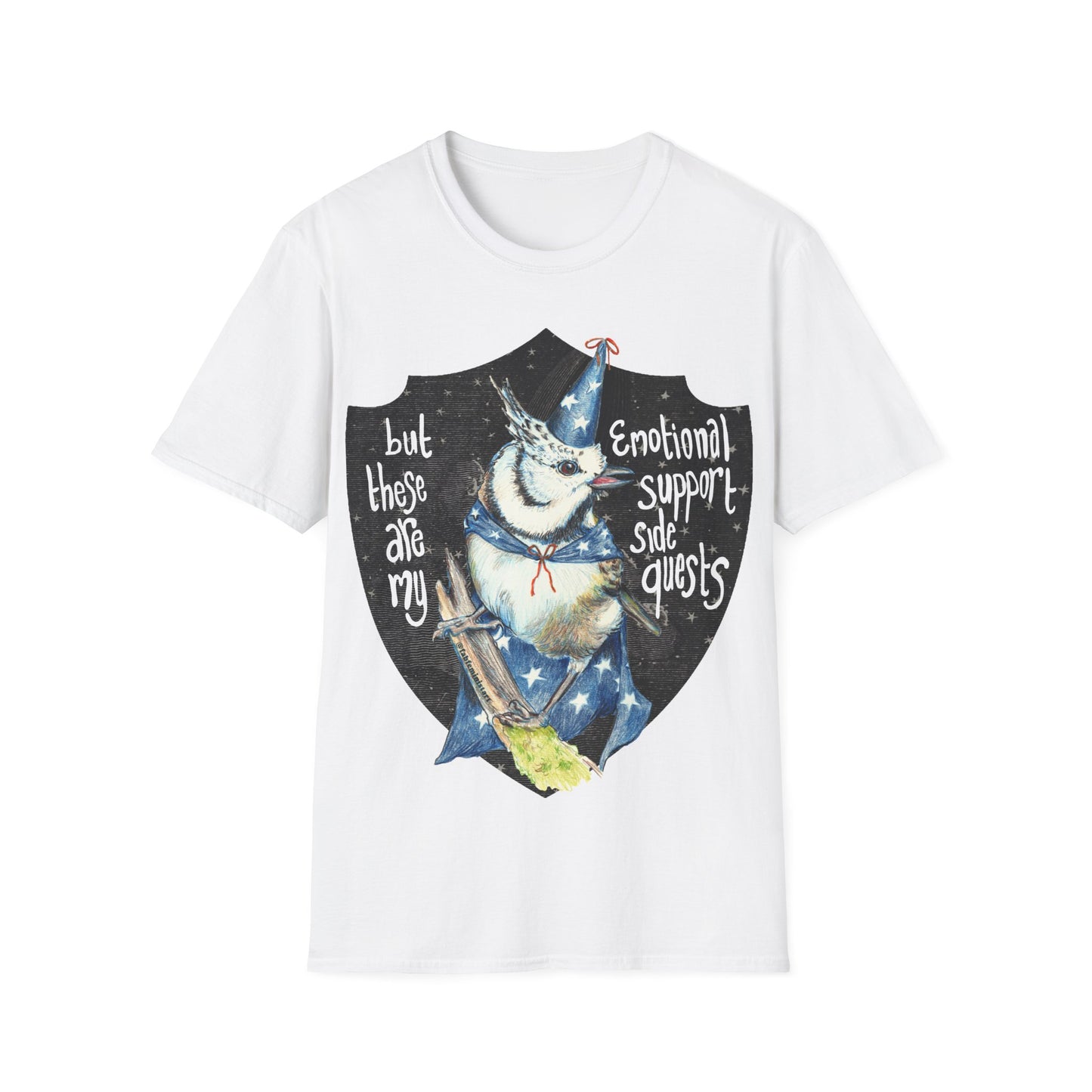 But these are my emotional support side quests: Mental Health Shirt