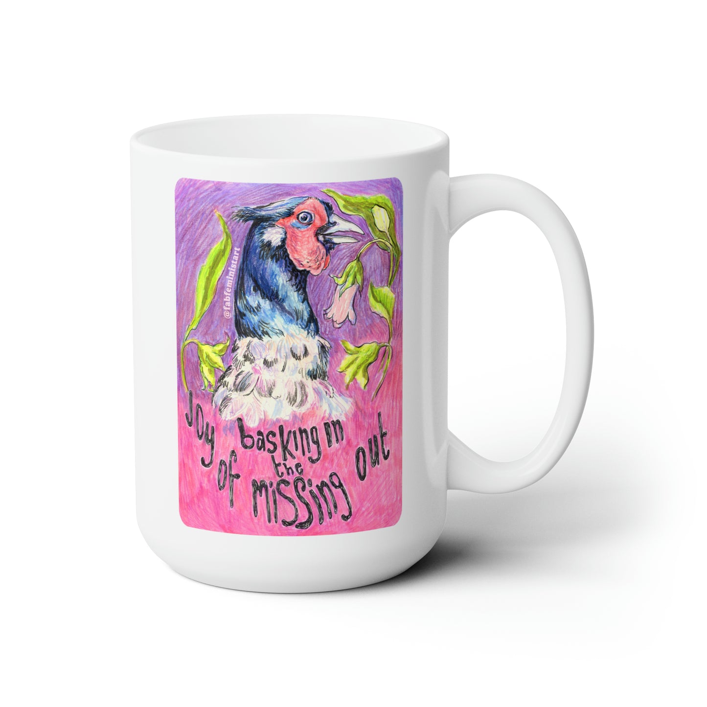 Basking In The Joy Of Missing Out: Mental Health Mug