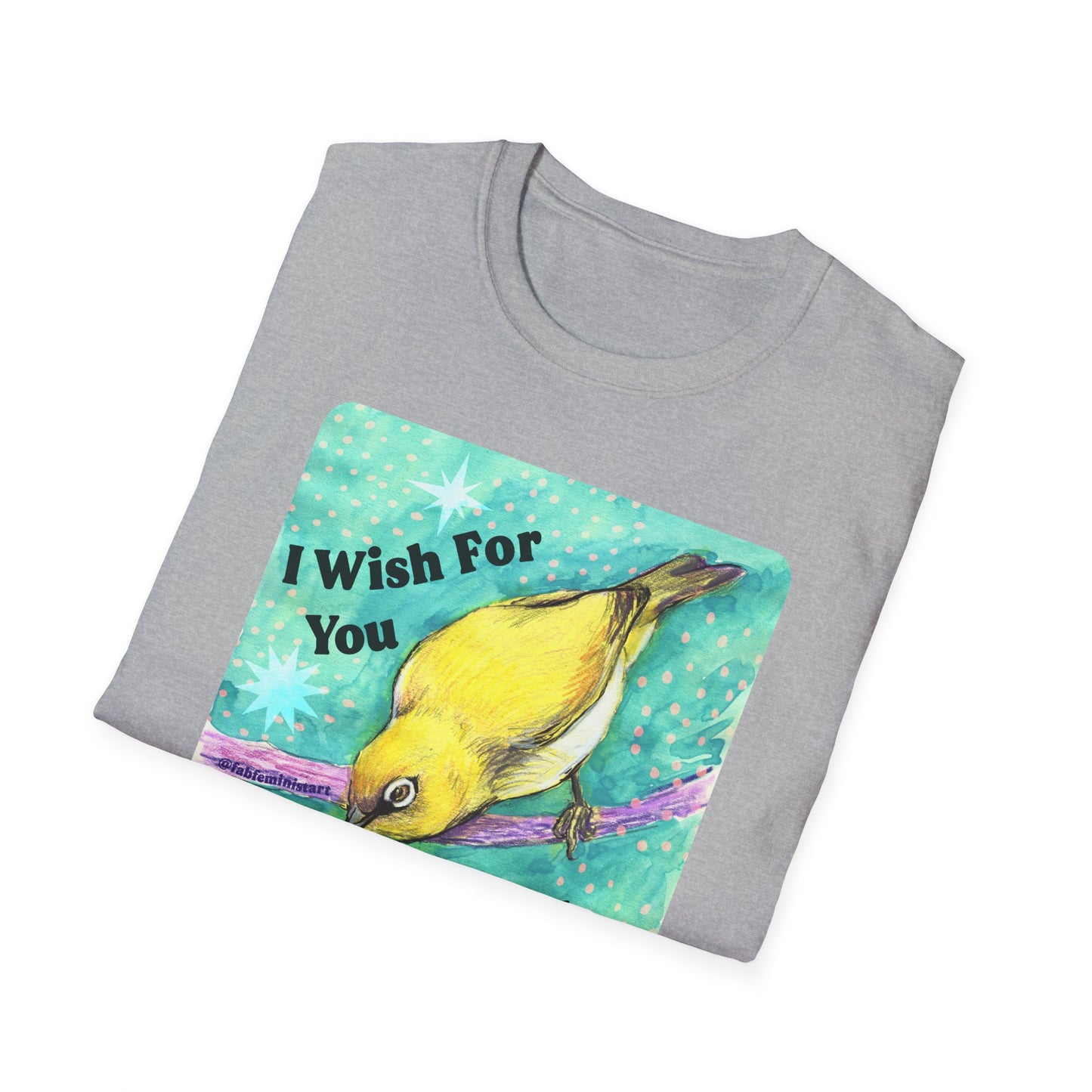 I Wish For You T-Shirt, Inspirational Tee, Gift for Immigrants, Unisex Softstyle Shirt, Nature Lover Apparel