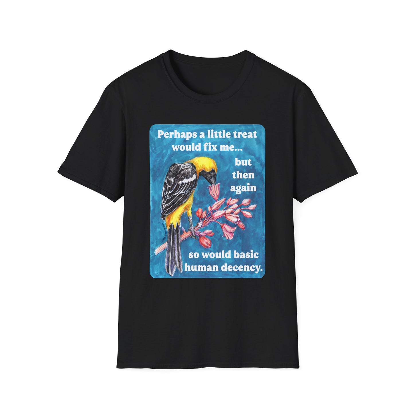 Perhaps a Little Treat Would Fix Me But Then Again So Would Basic Human Decency: Feminist Shirt