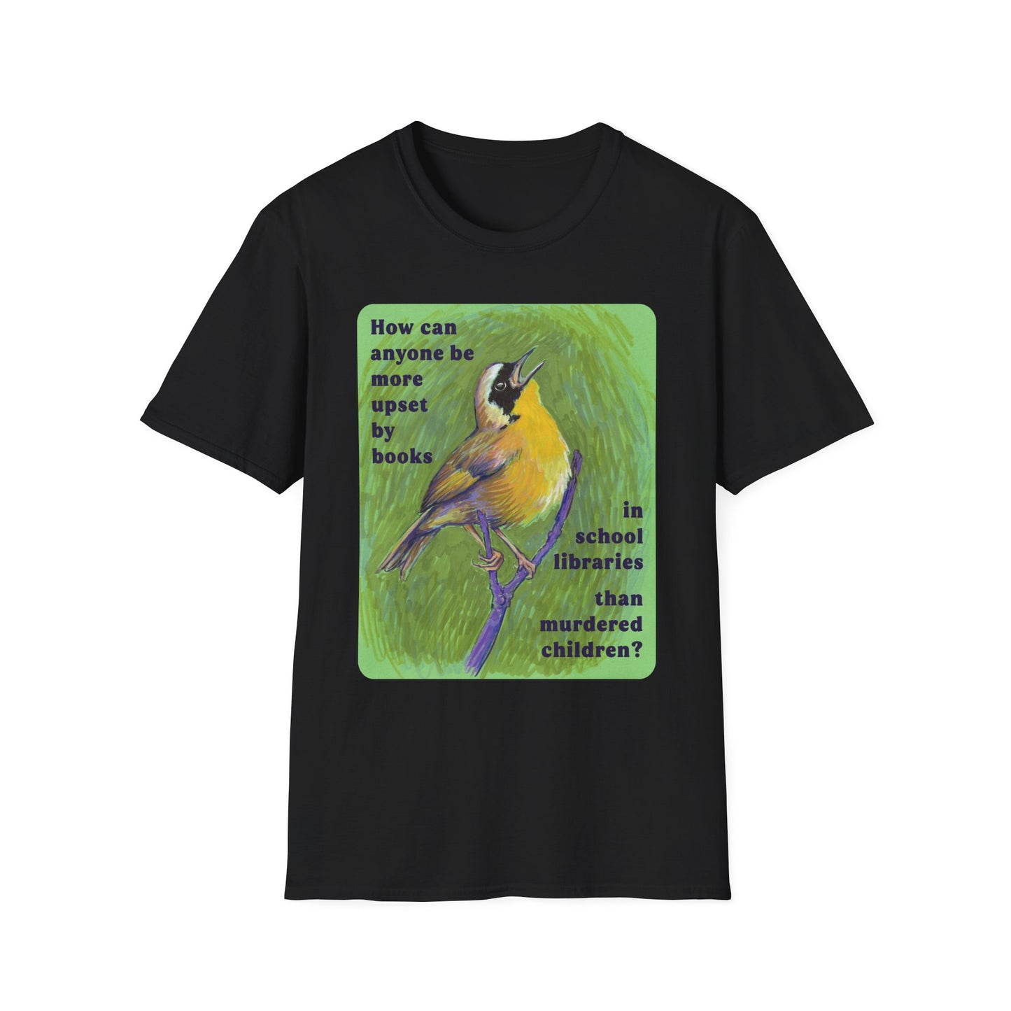 How can anyone be more upset by books in school libraries than murdered children: Feminist Shirt